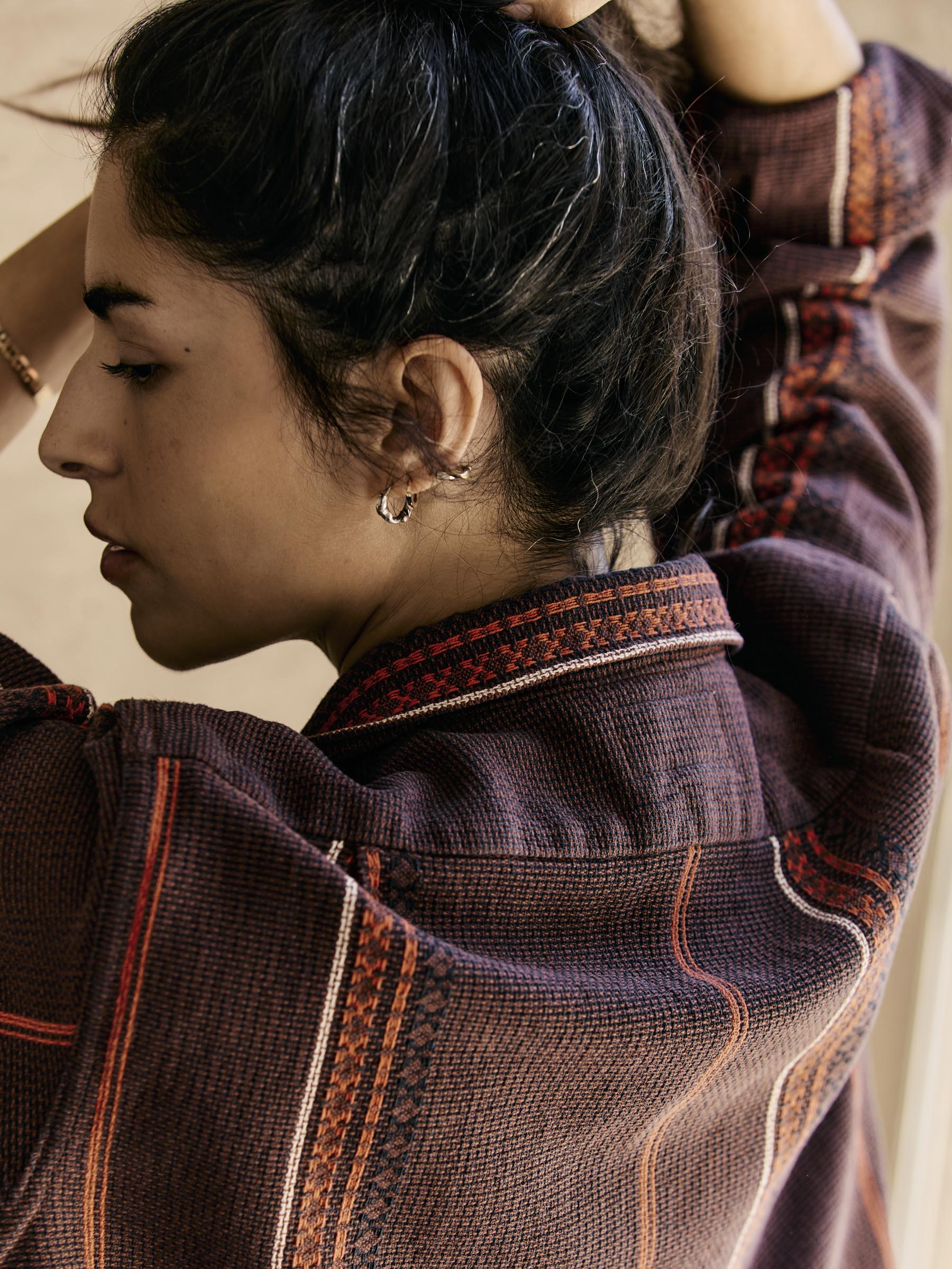 lagos woven border jacket - Image 6