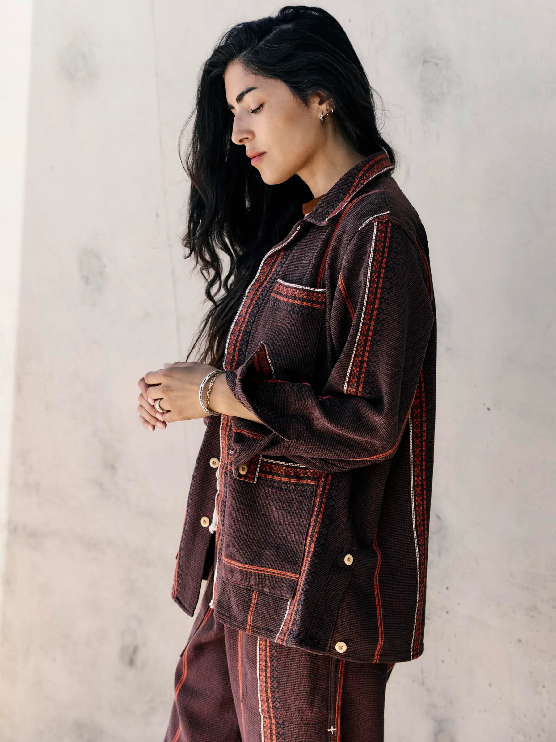 lagos woven border jacket - Image 8