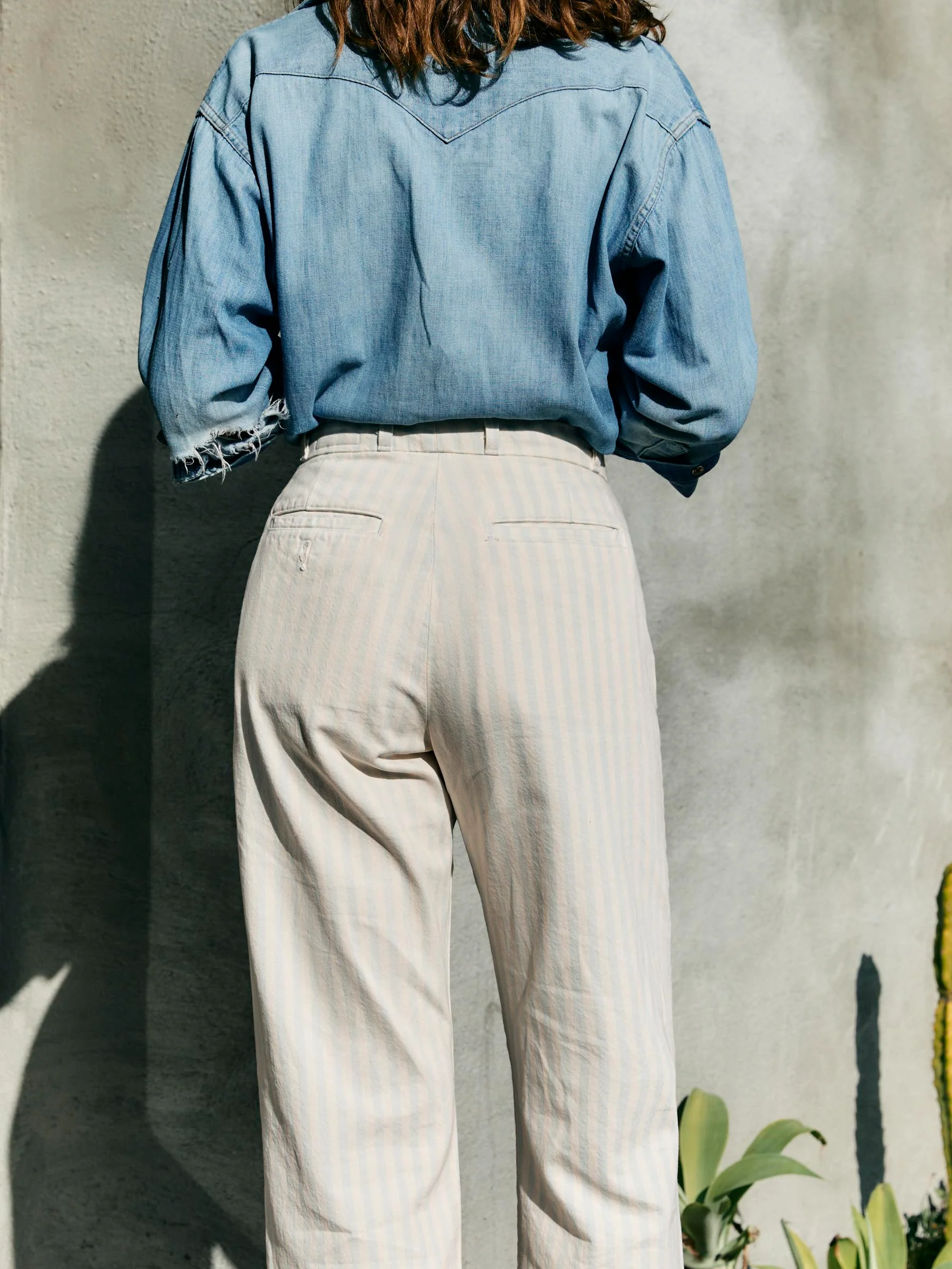 logan bleached indigo stripe - Image 4