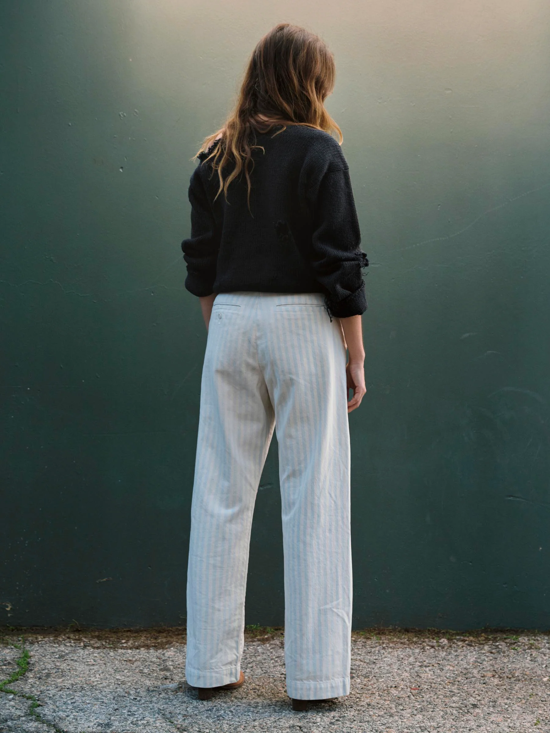 logan bleached indigo stripe - Image 6