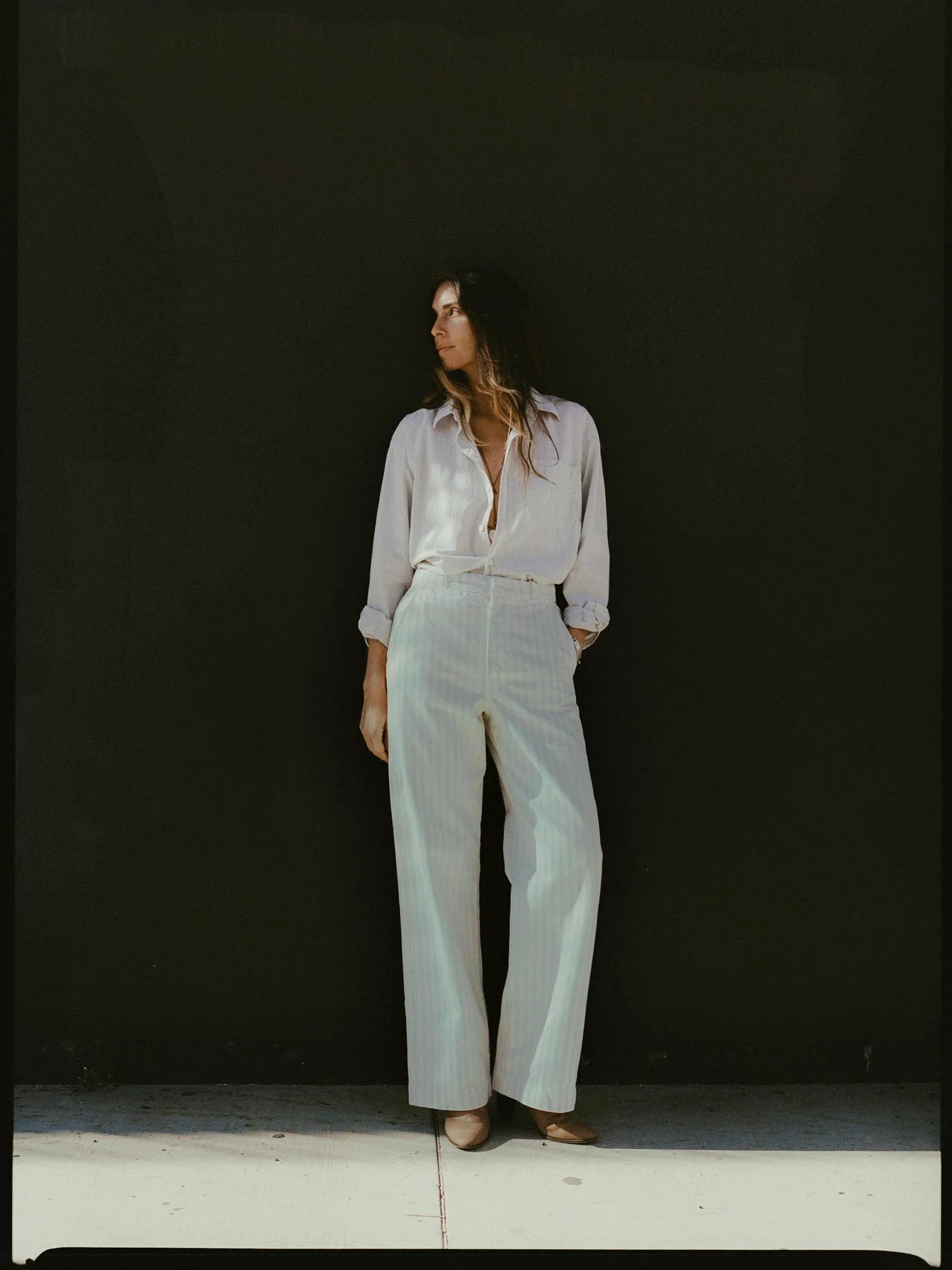 logan bleached indigo stripe - Image 8