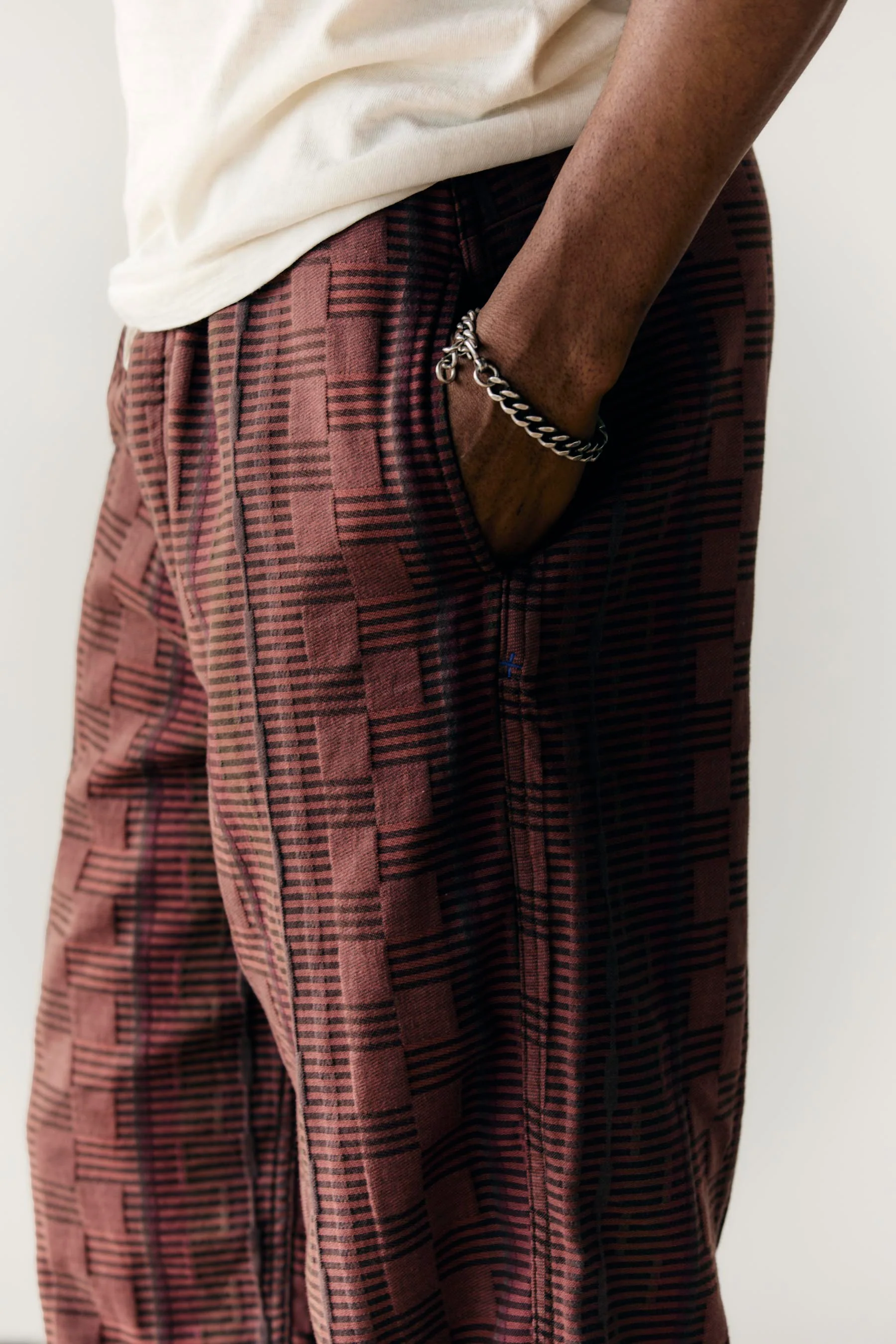 lounge pant in mojave jacquard - Image 6