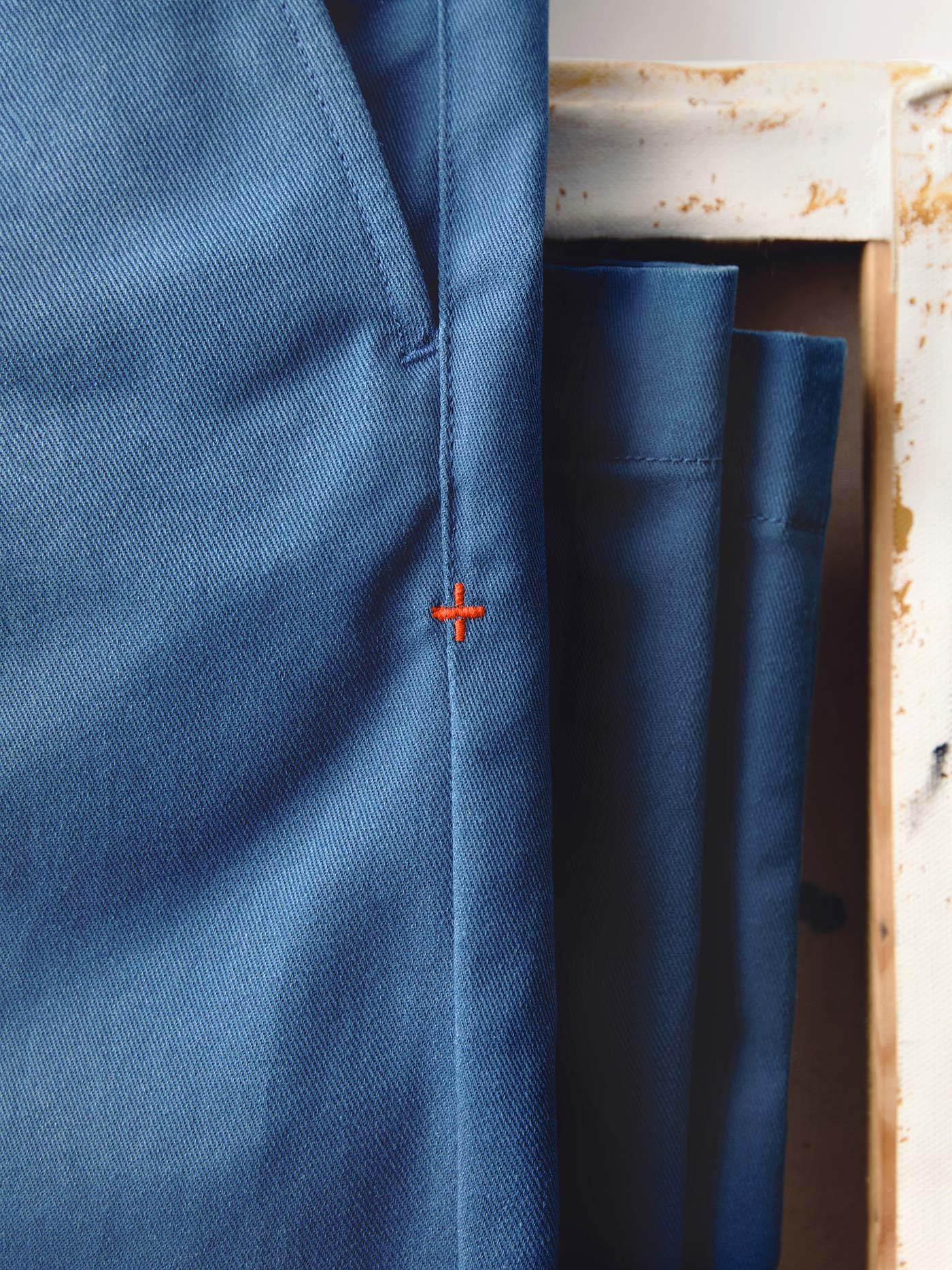 oceanside relaxed pant in postman blue - Image 7