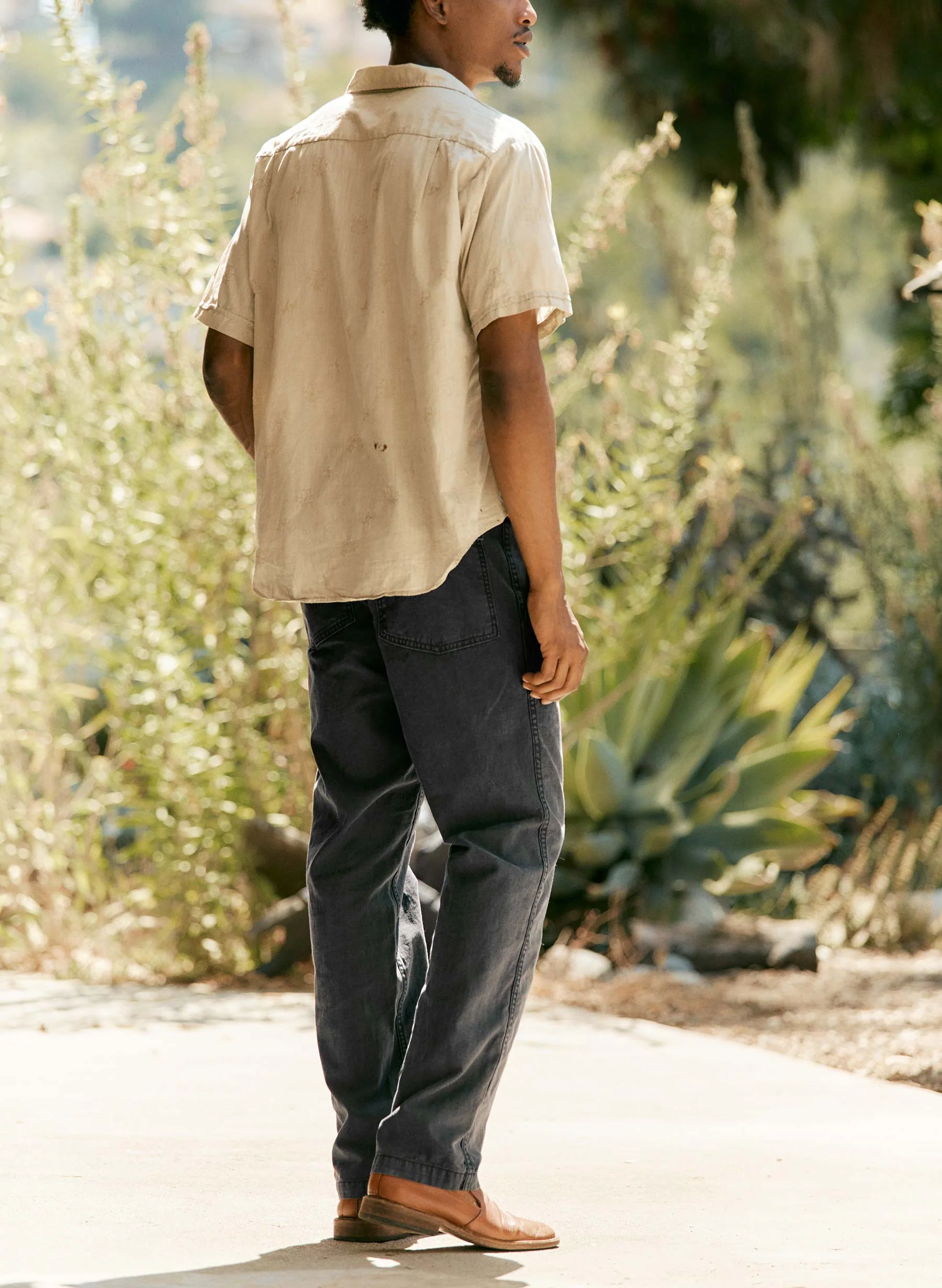 oliver military trouser in black - Image 9