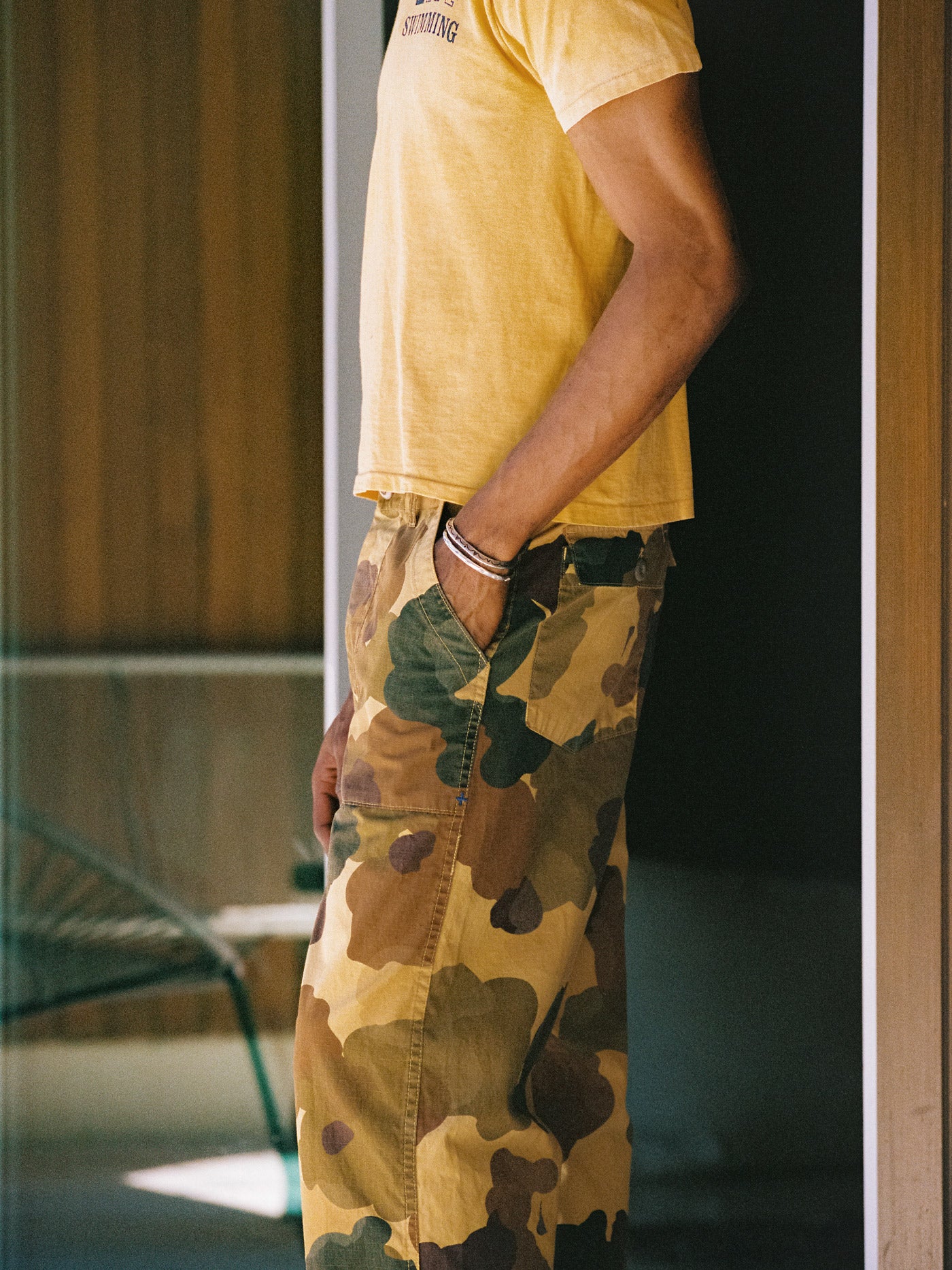 oliver military trouser in painted camo - Image 10