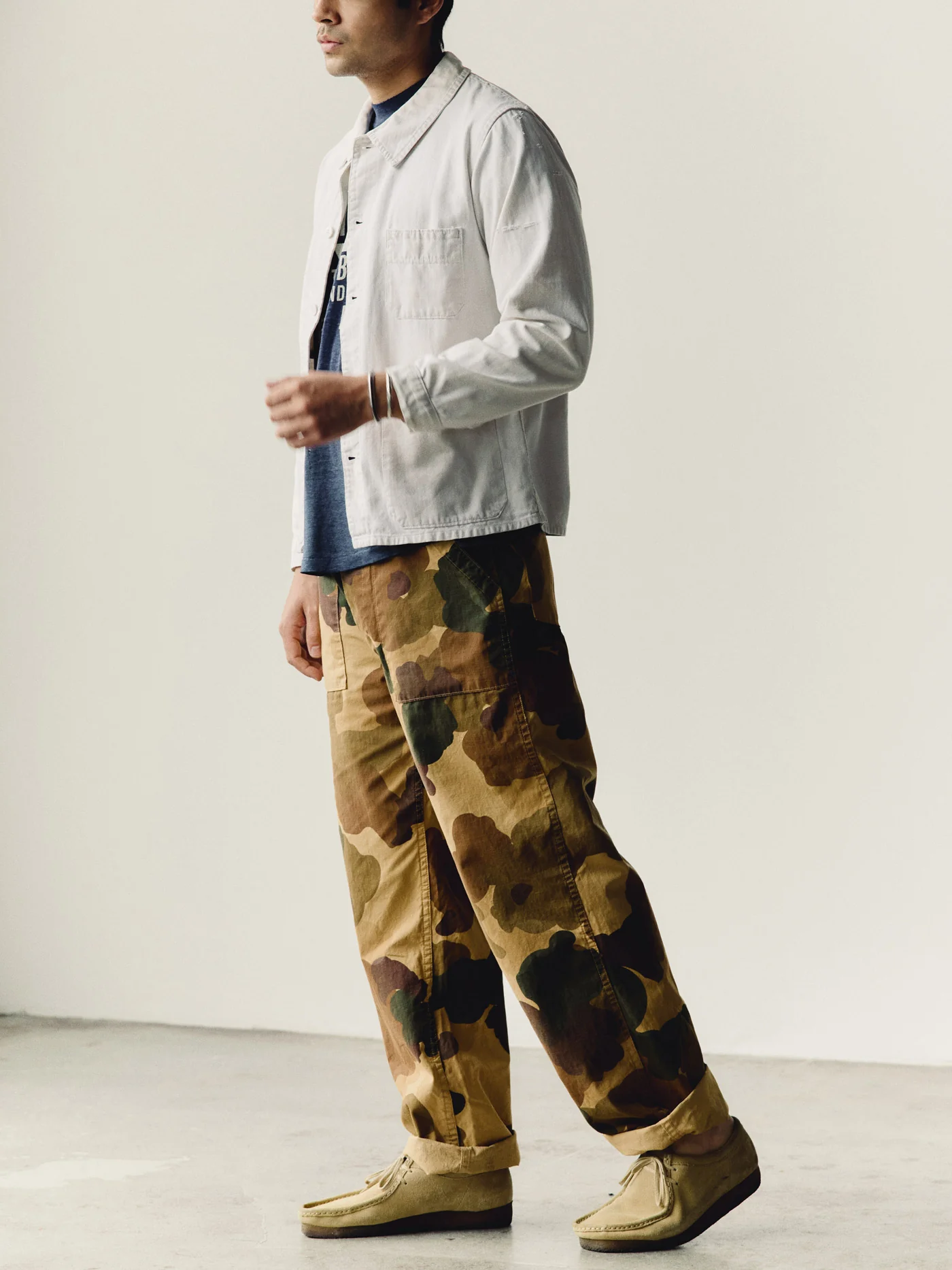 oliver military trouser in painted camo - Image 4