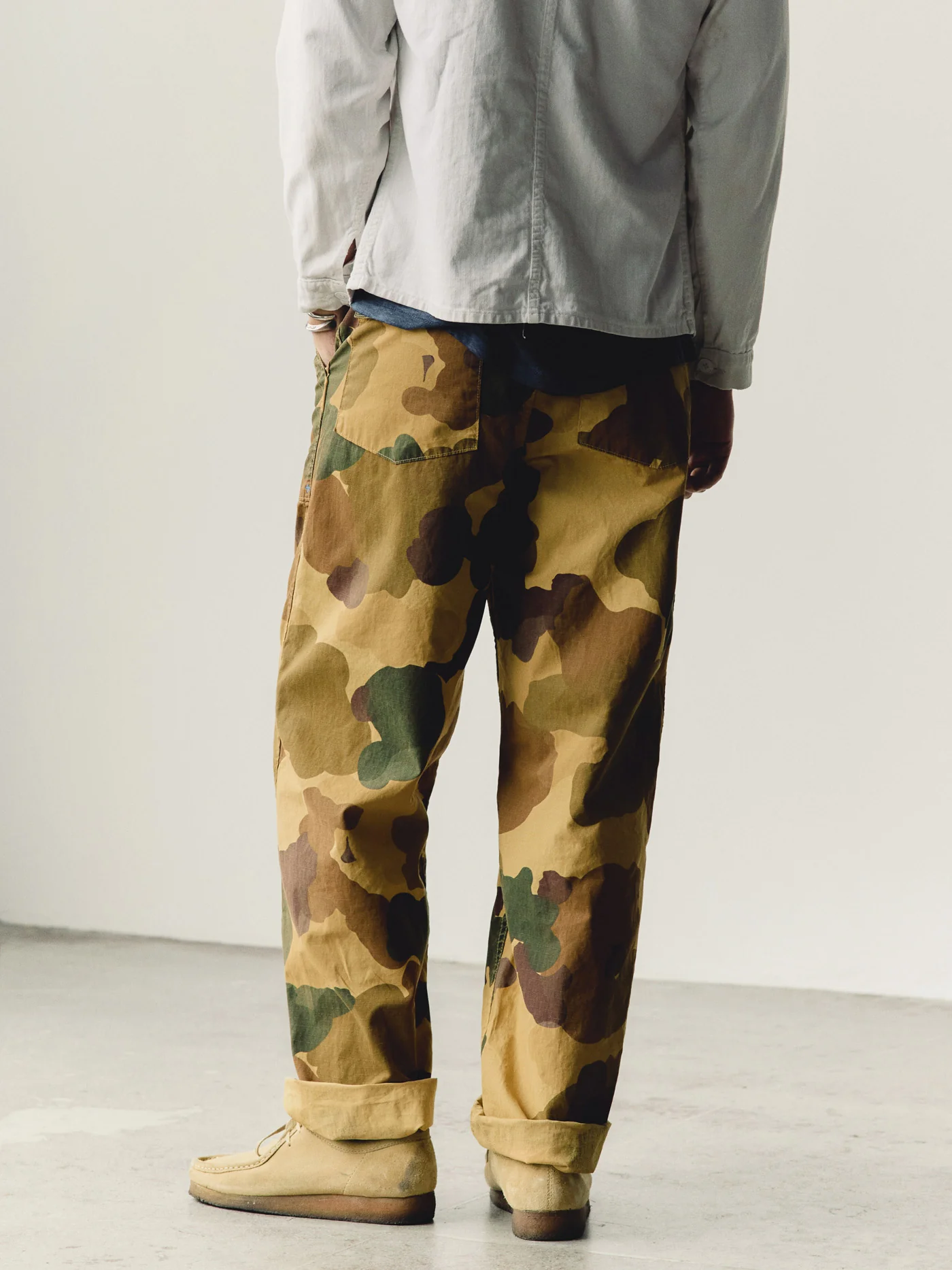 oliver military trouser in painted camo - Image 8