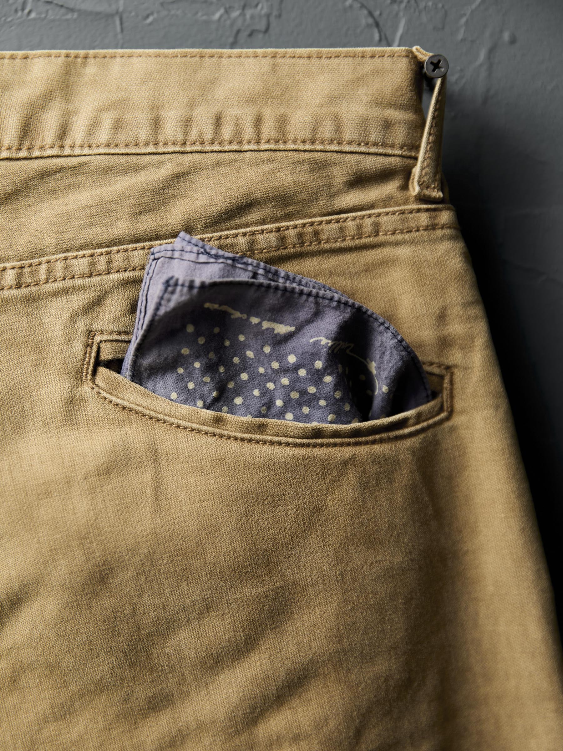 oscar washed brown broken twill - Image 8