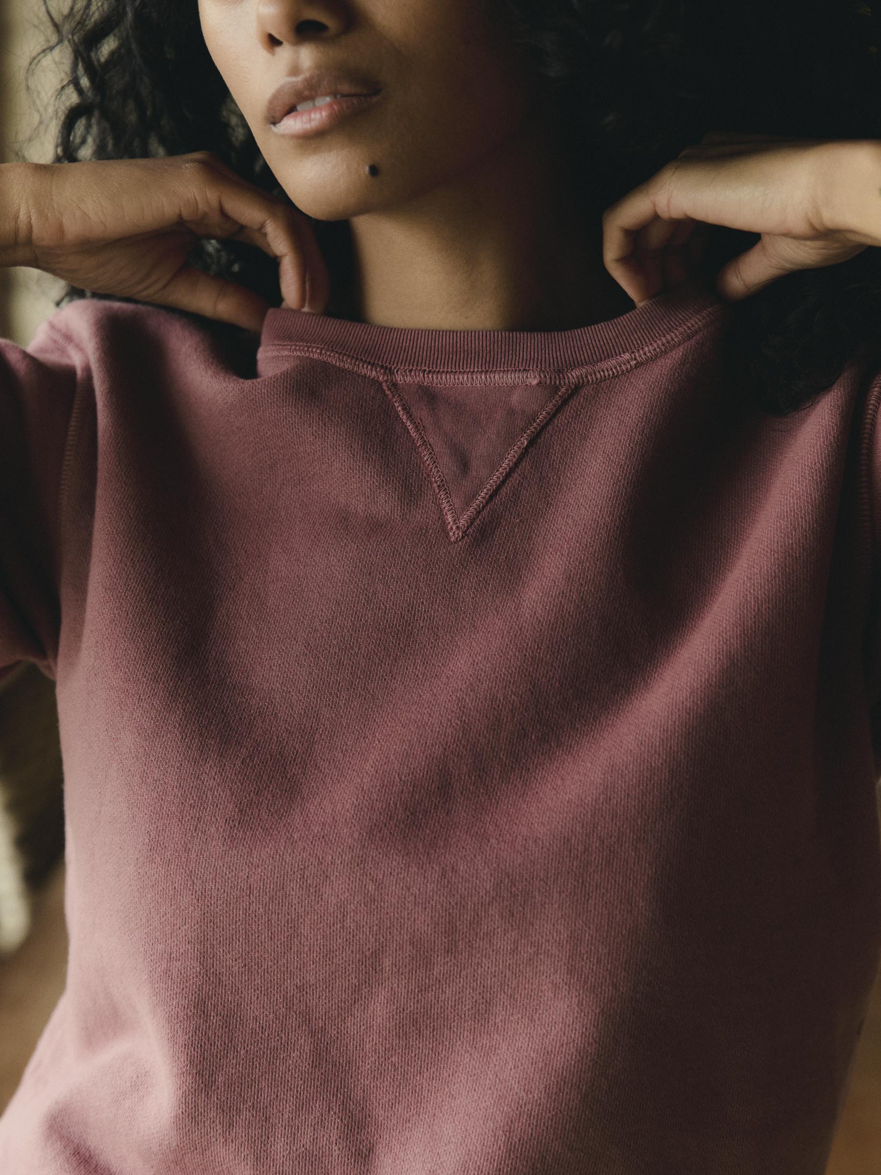 penny sweatshirt in plum - Image 3