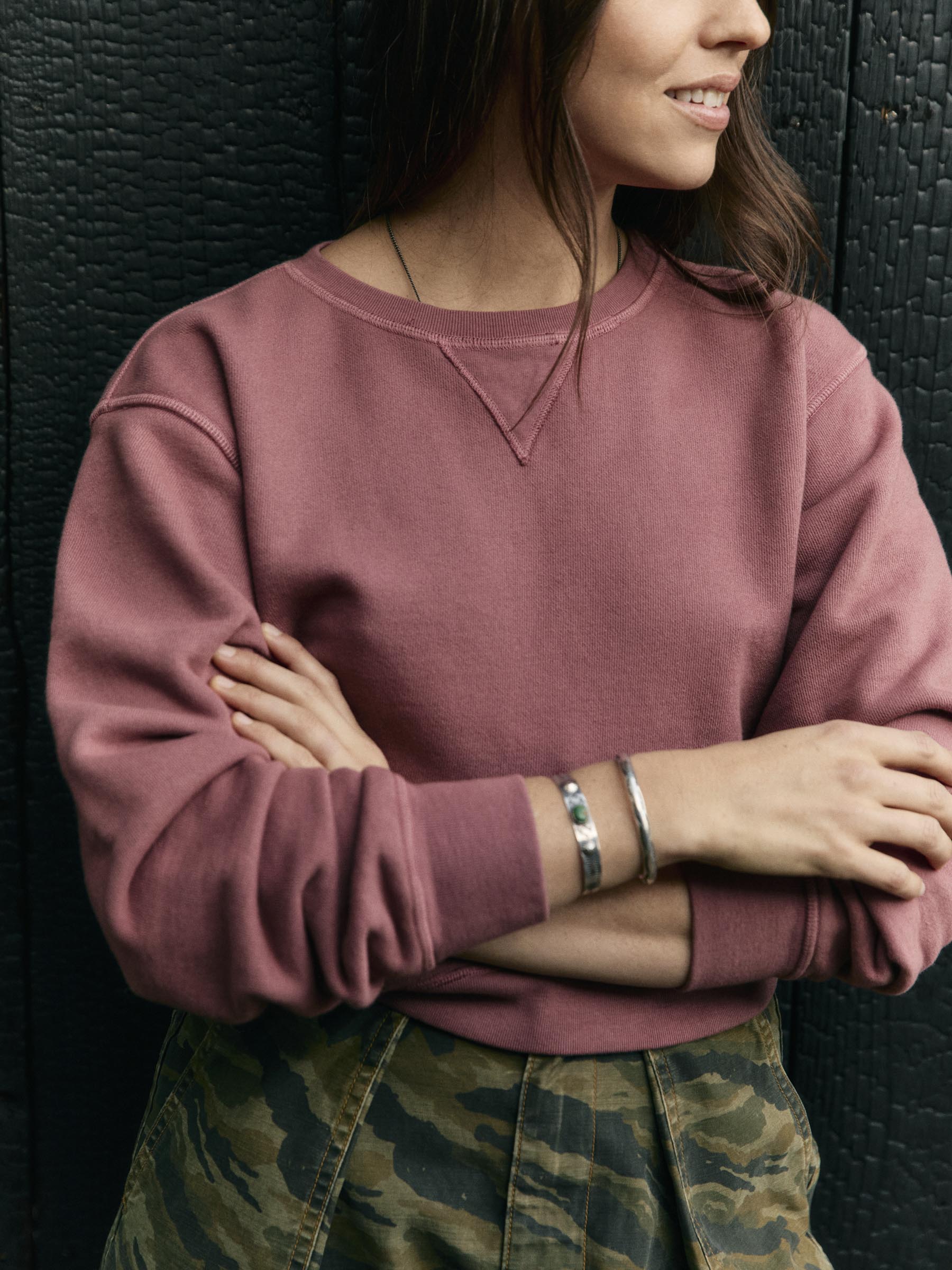 penny sweatshirt in plum - Image 5