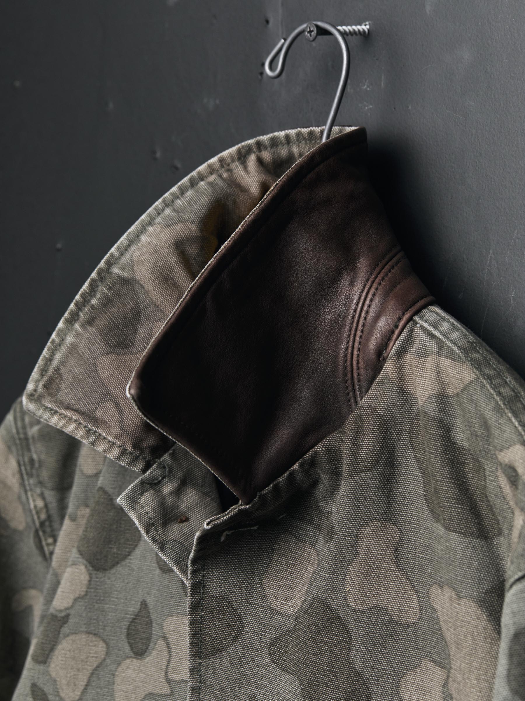 quilt lined canvas chore coat in camo - Image 10