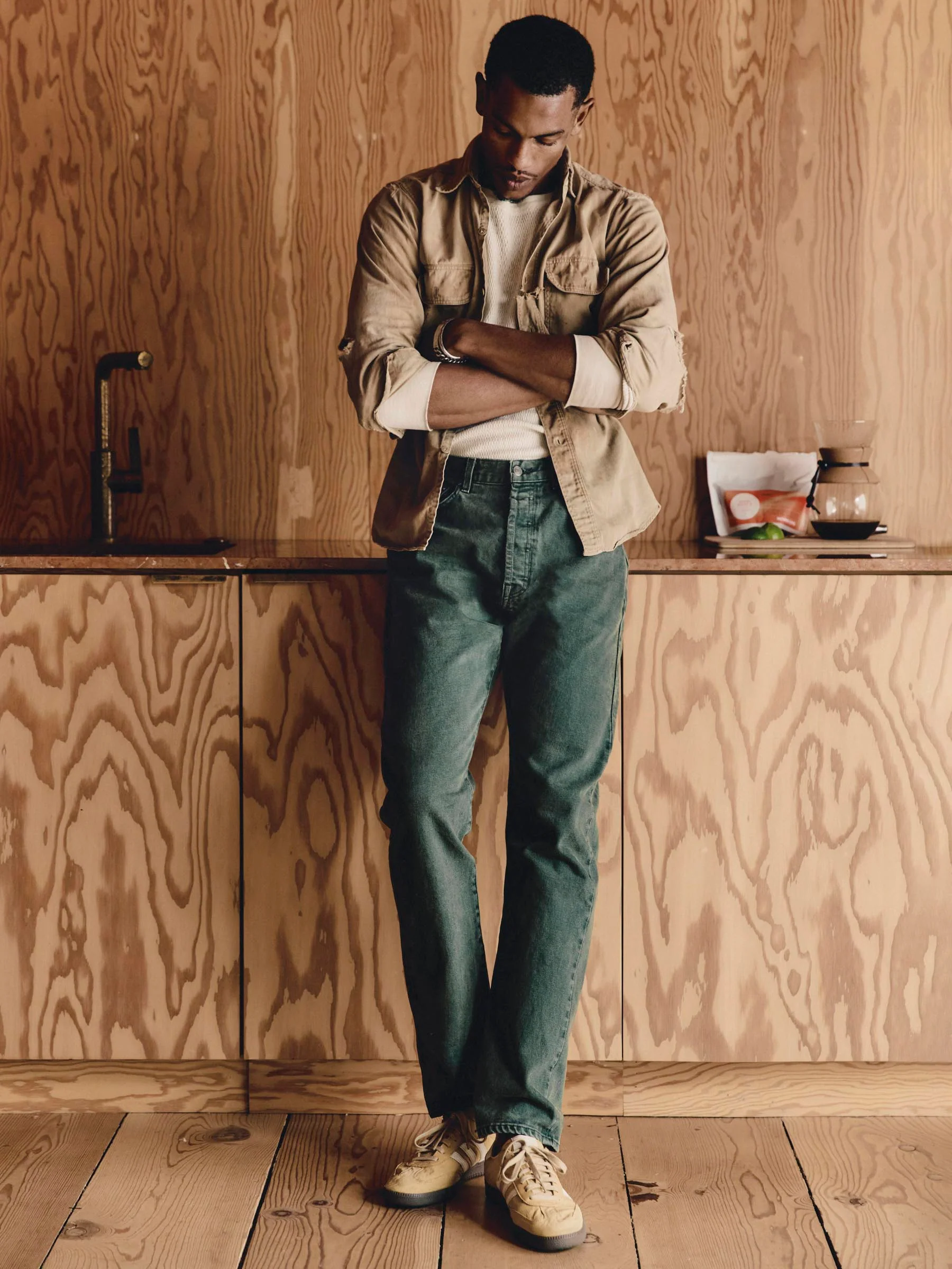 russell washed spruce selvage - Image 5