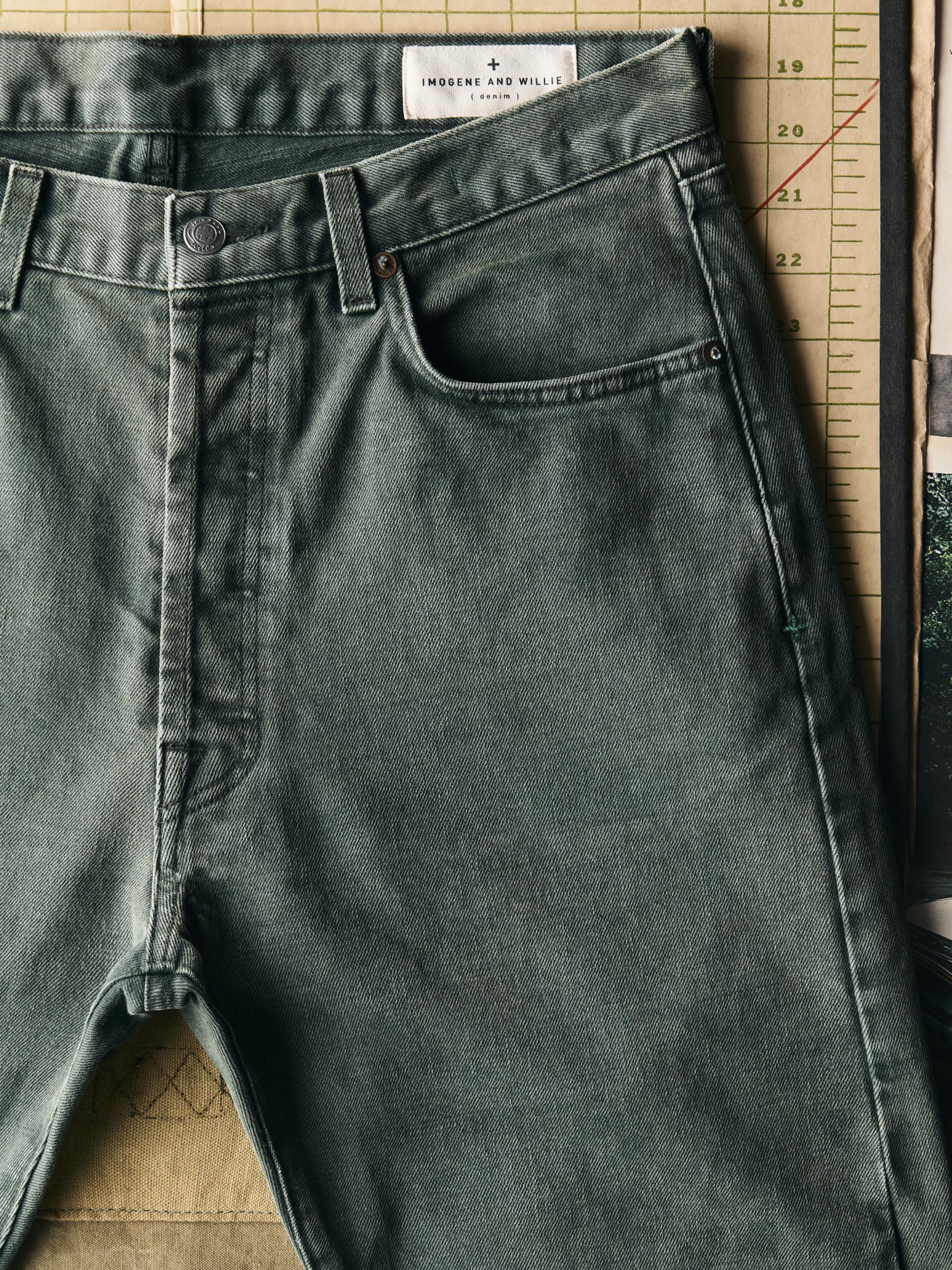 russell washed spruce selvage - Image 8