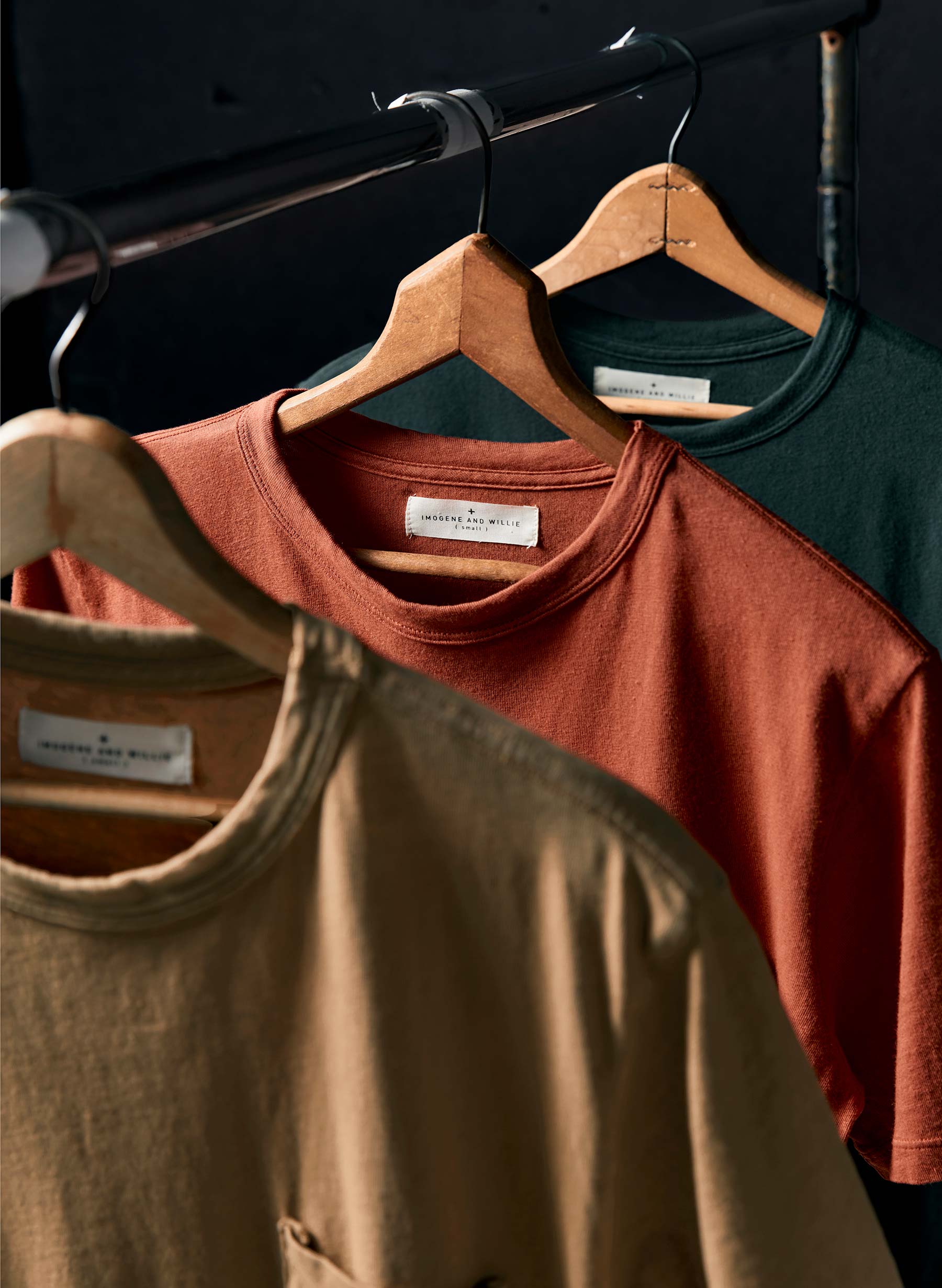 rust knit pocket tee - Image 6