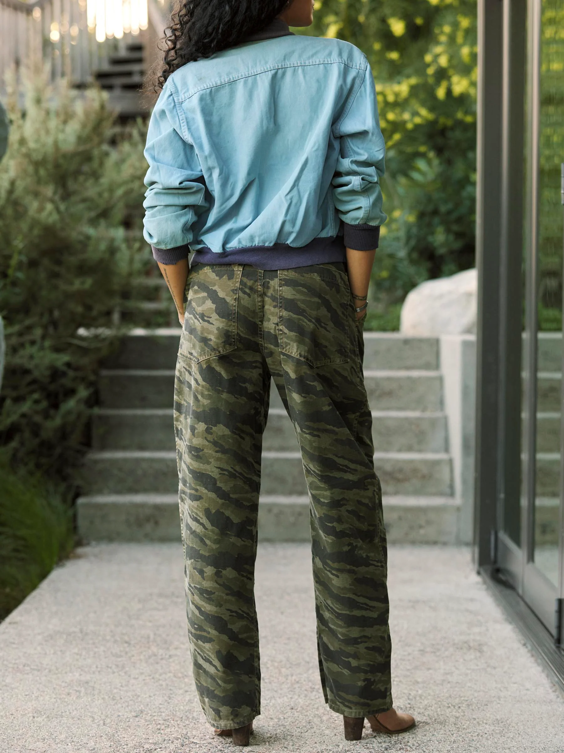service trouser in brushstroke camo - Image 8