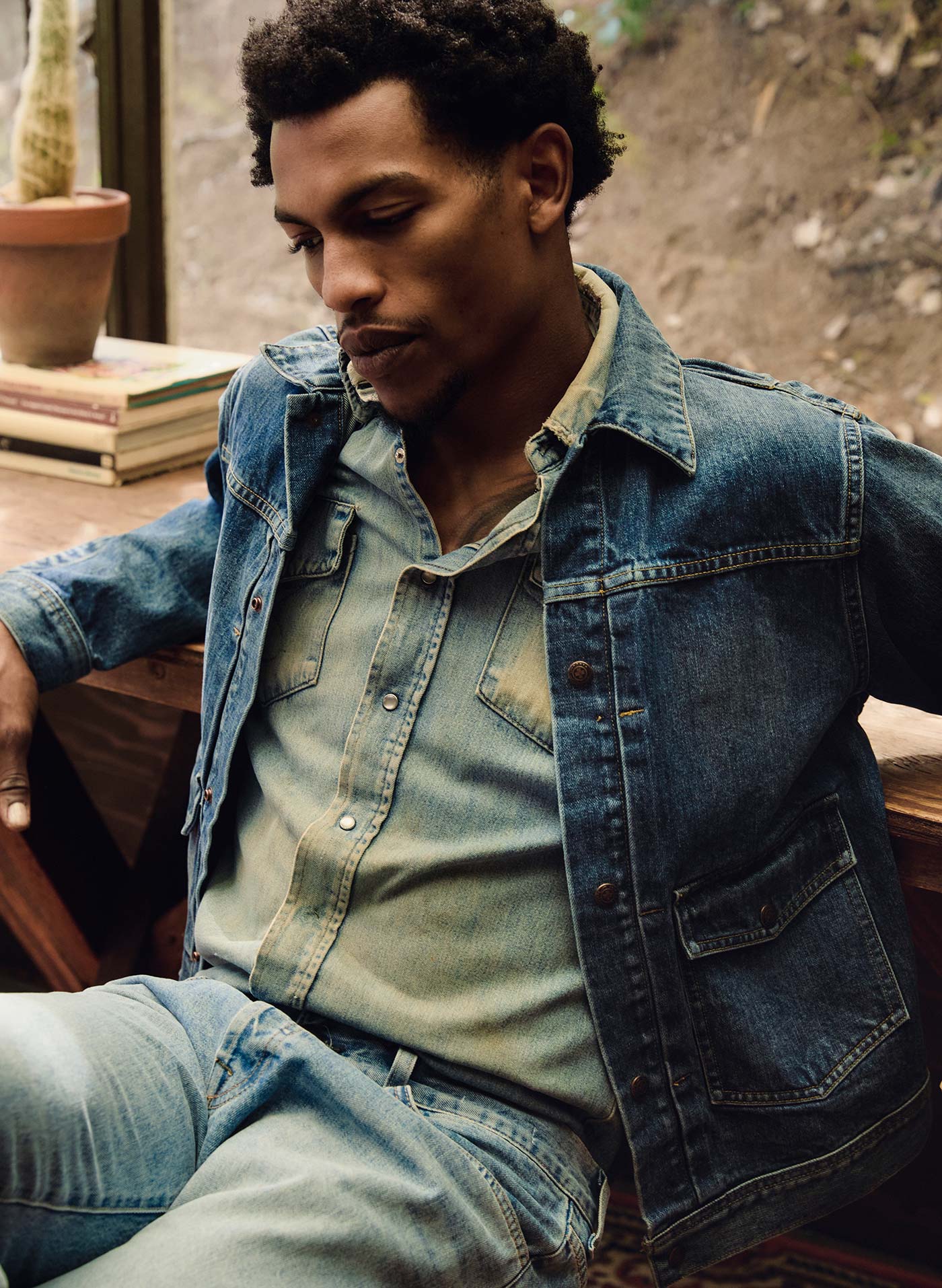 shepard two pocket denim jacket - Image 5