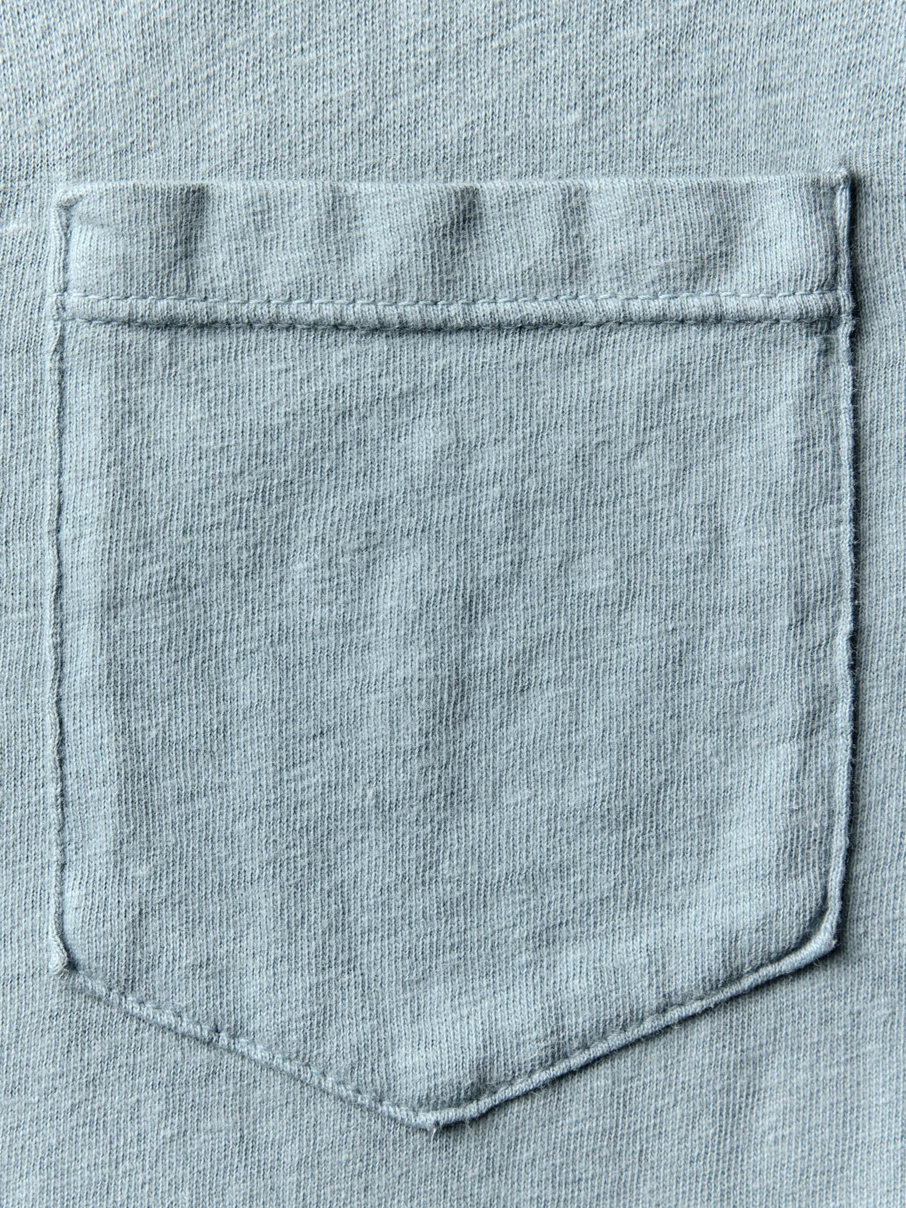 sky blue knit pocket tee - Image 6