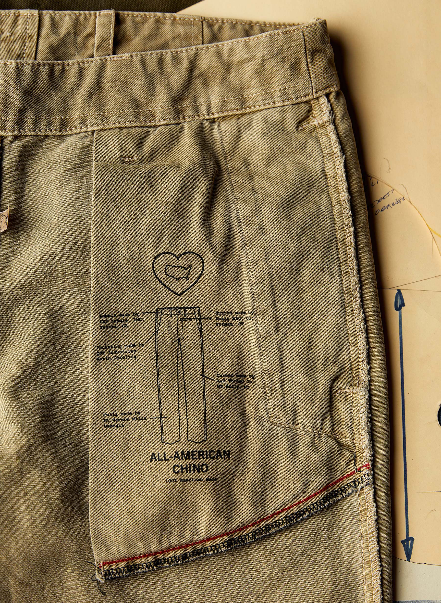 the all american chino in field tan - Image 8
