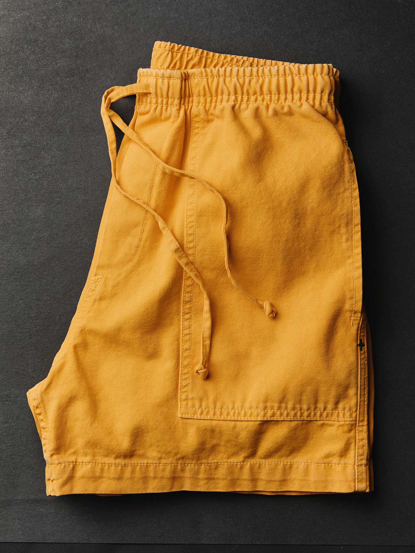 the canvas lounge short in marigold - Image 5