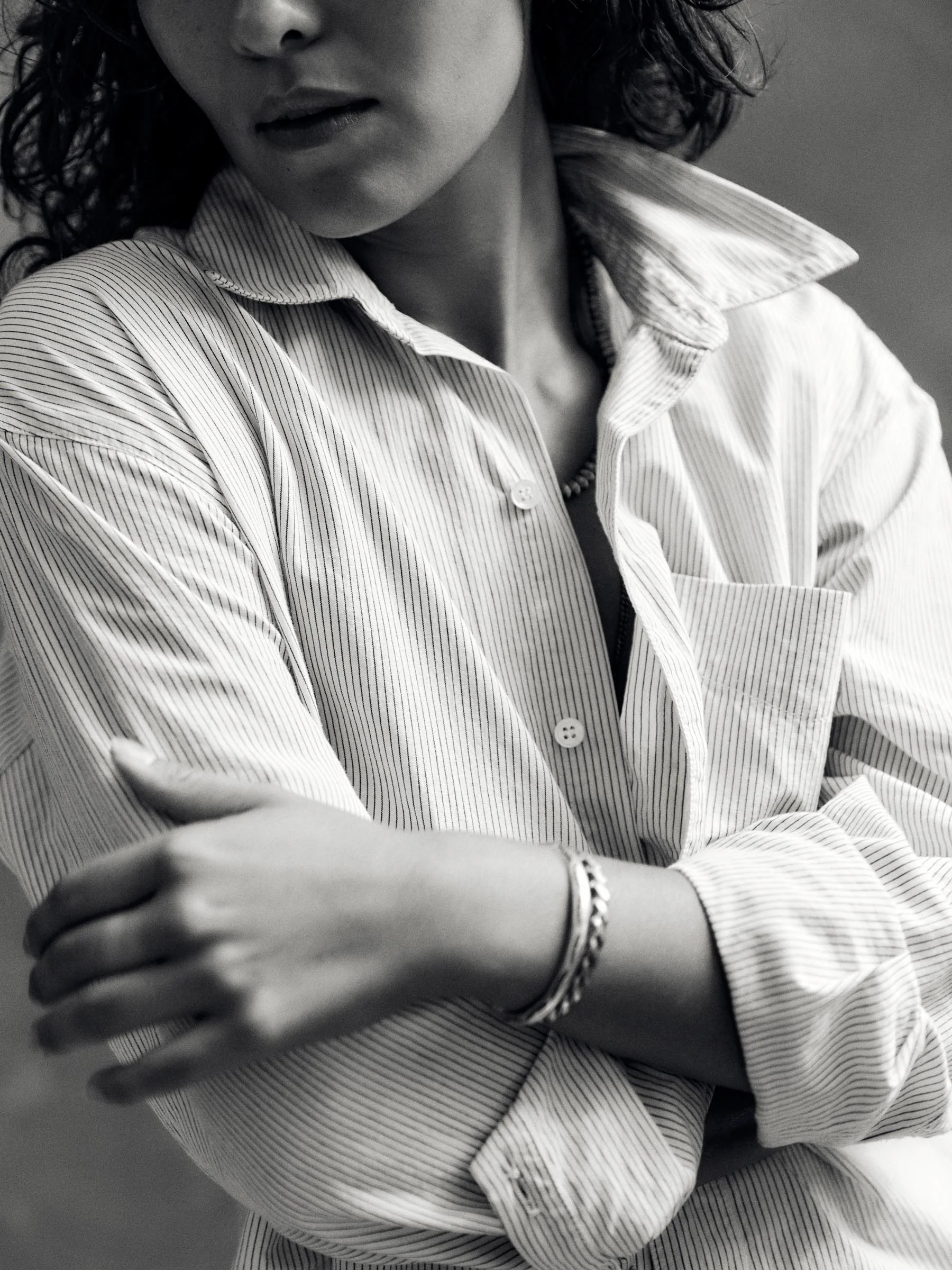 clyde striped cotton button up - Image 9