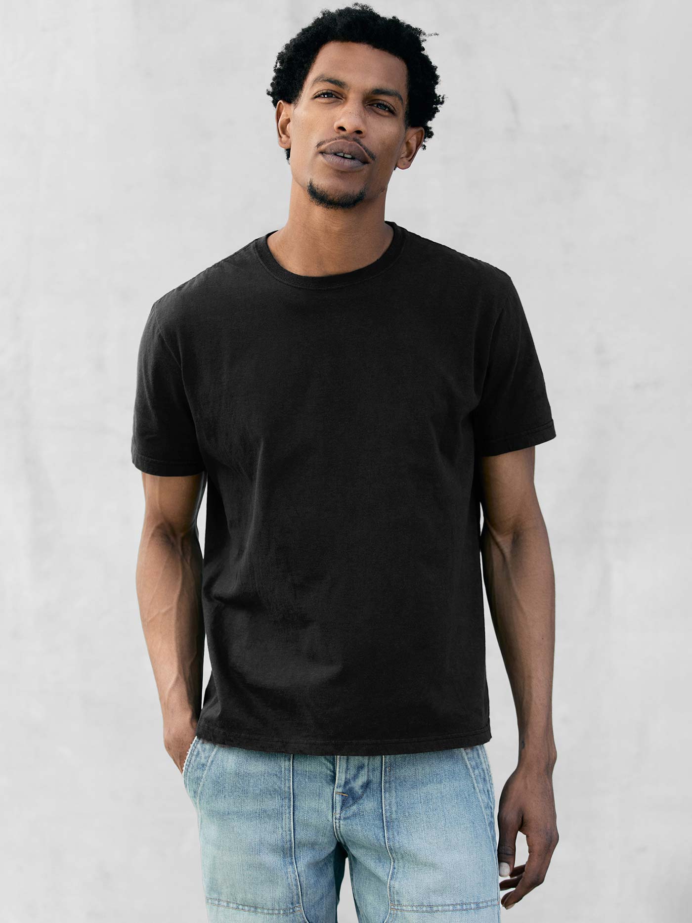 the cotton project tee in faded black (2-pack) - Image 3