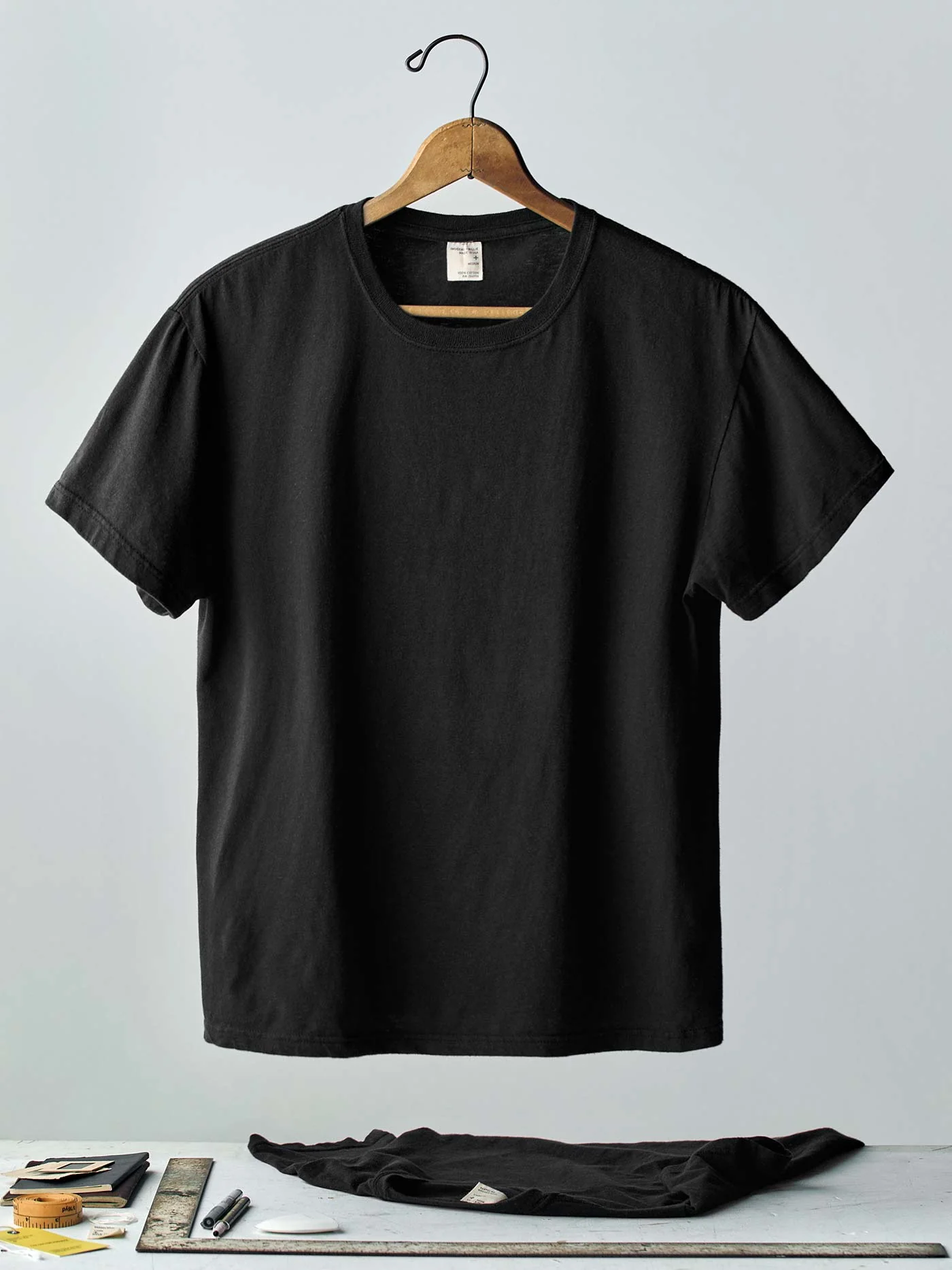 the cotton project tee in faded black (2-pack) - Image 5
