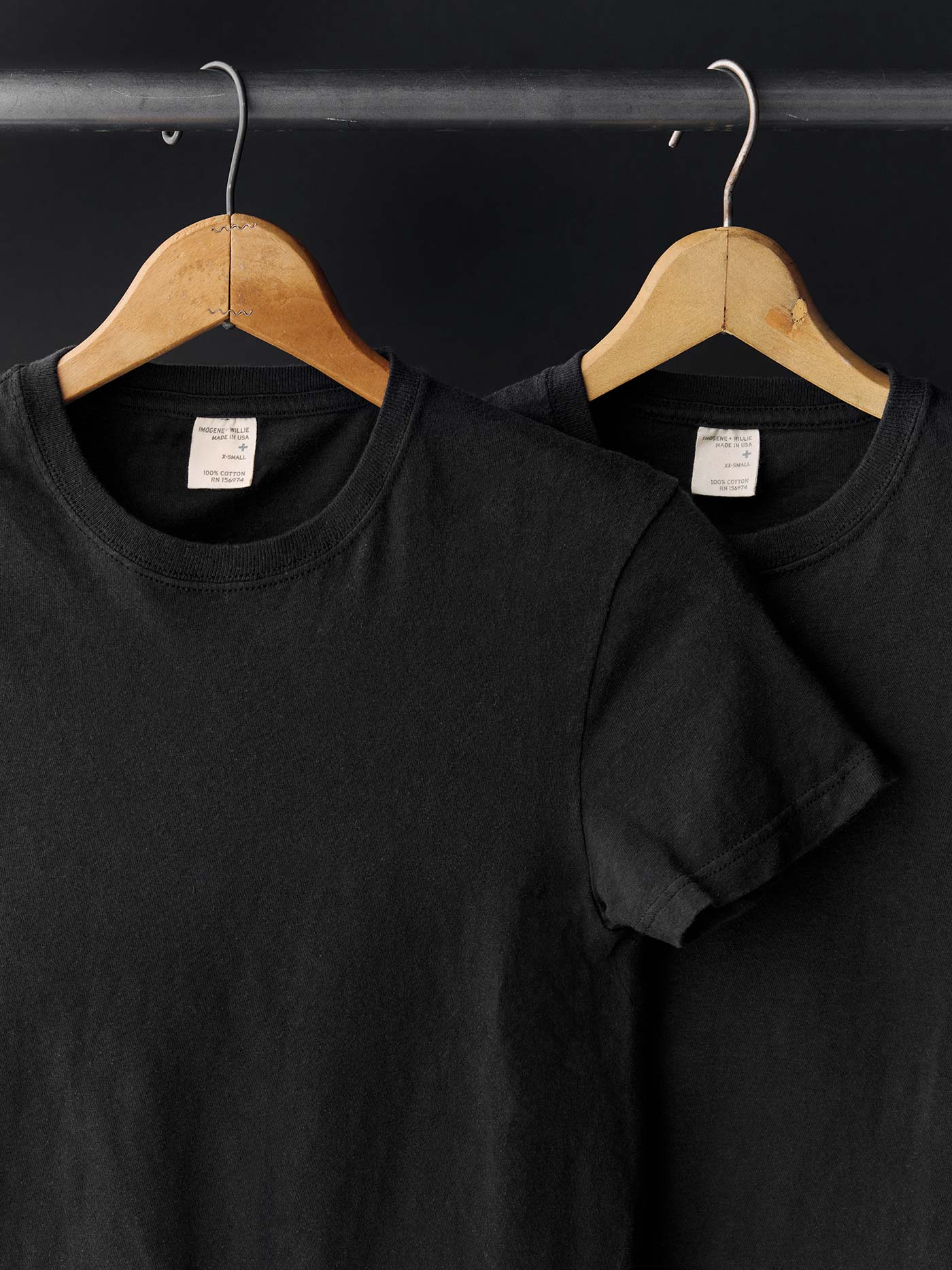 the cotton project tee in faded black (2-pack) - Image 7