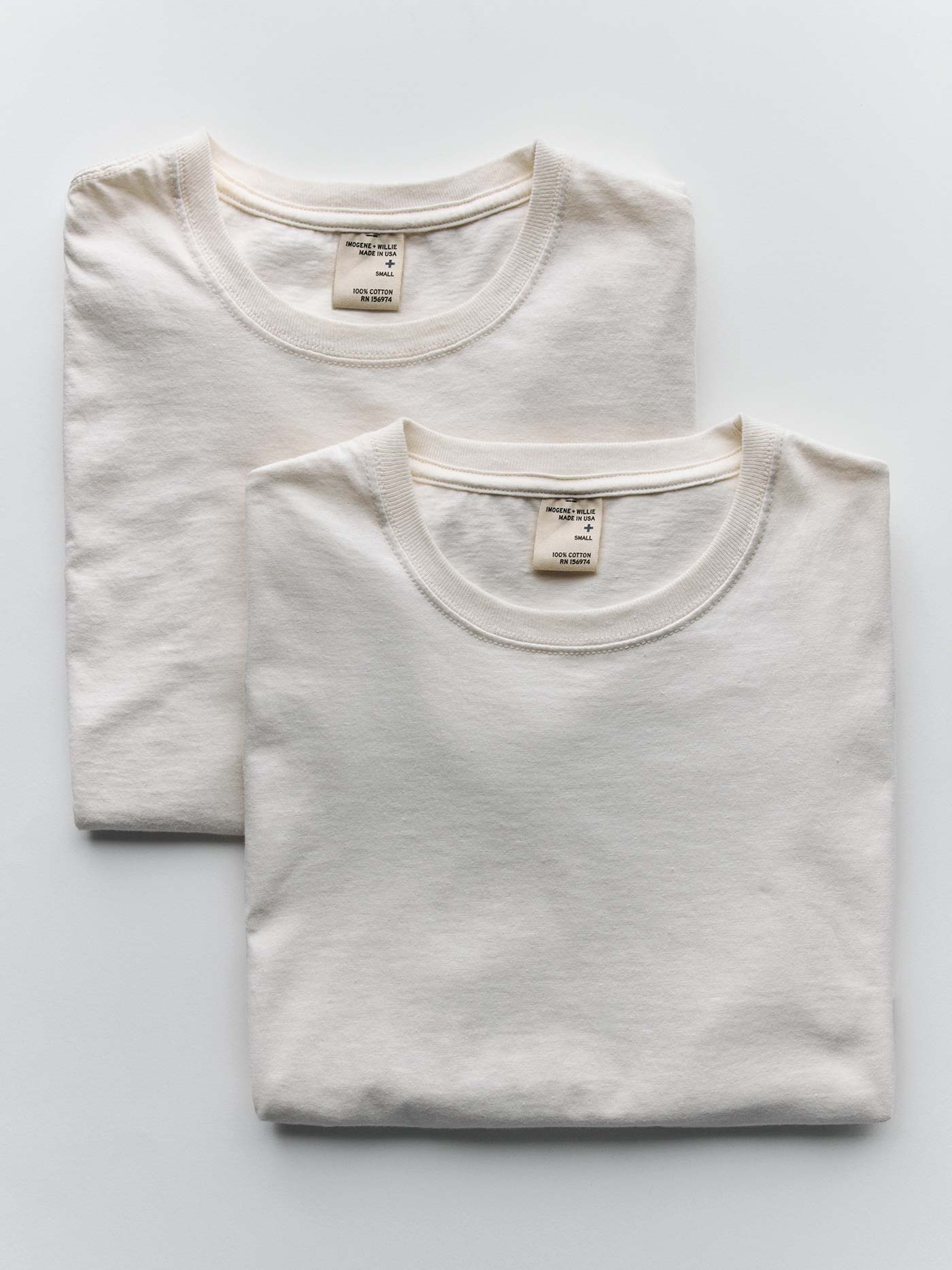the cotton project tee in vintage white (2-pack) - Image 6