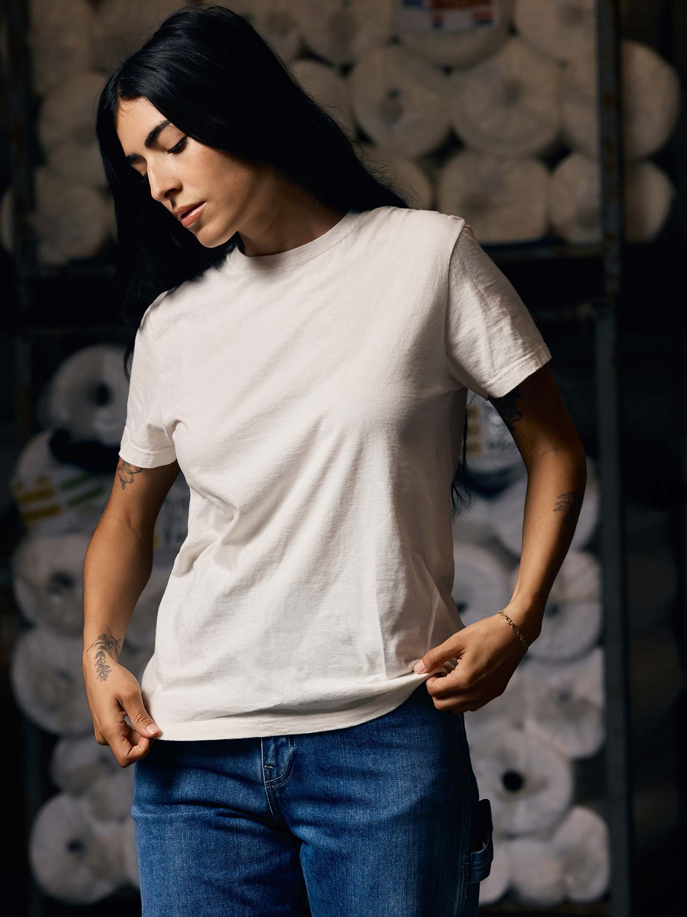 the cotton project tee in vintage white - Image 4