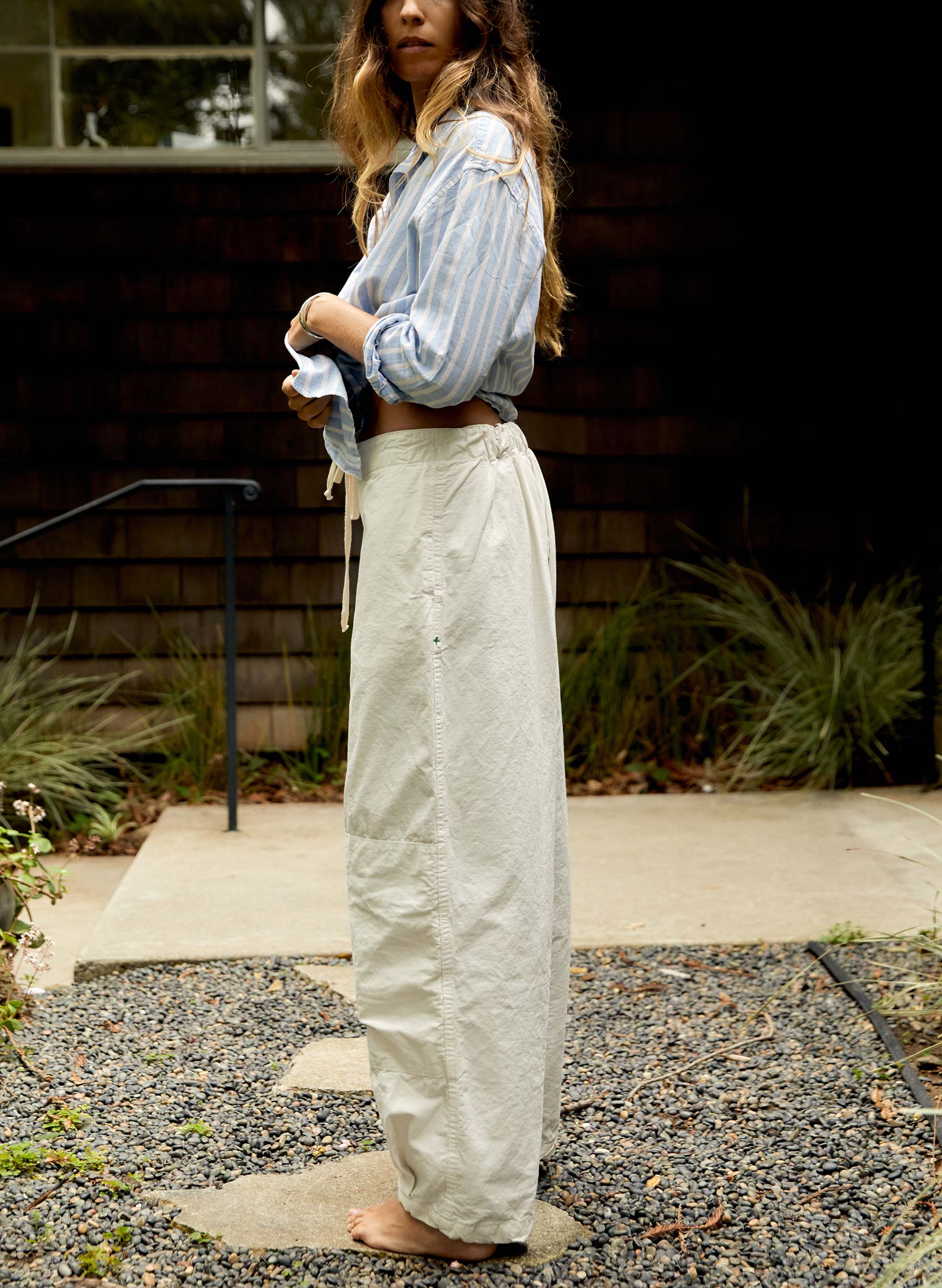 the flight pant in white ripstop - Image 2