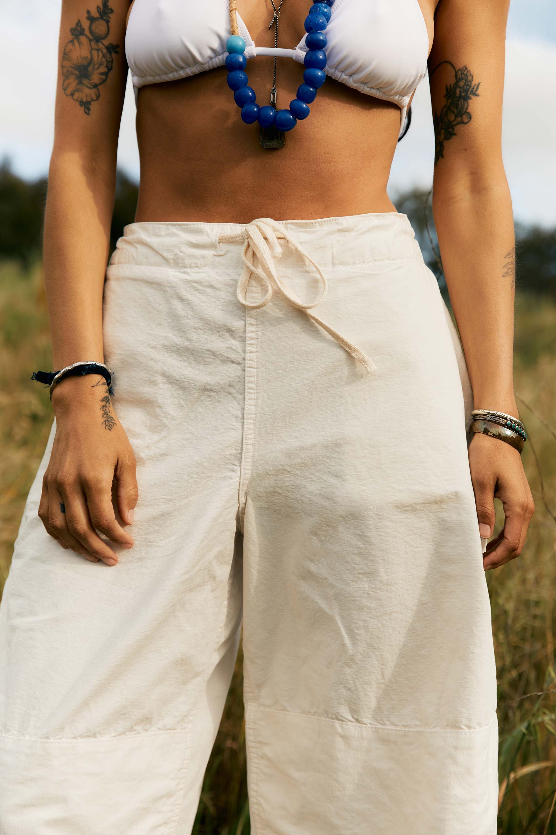 the flight pant in white ripstop - Image 3
