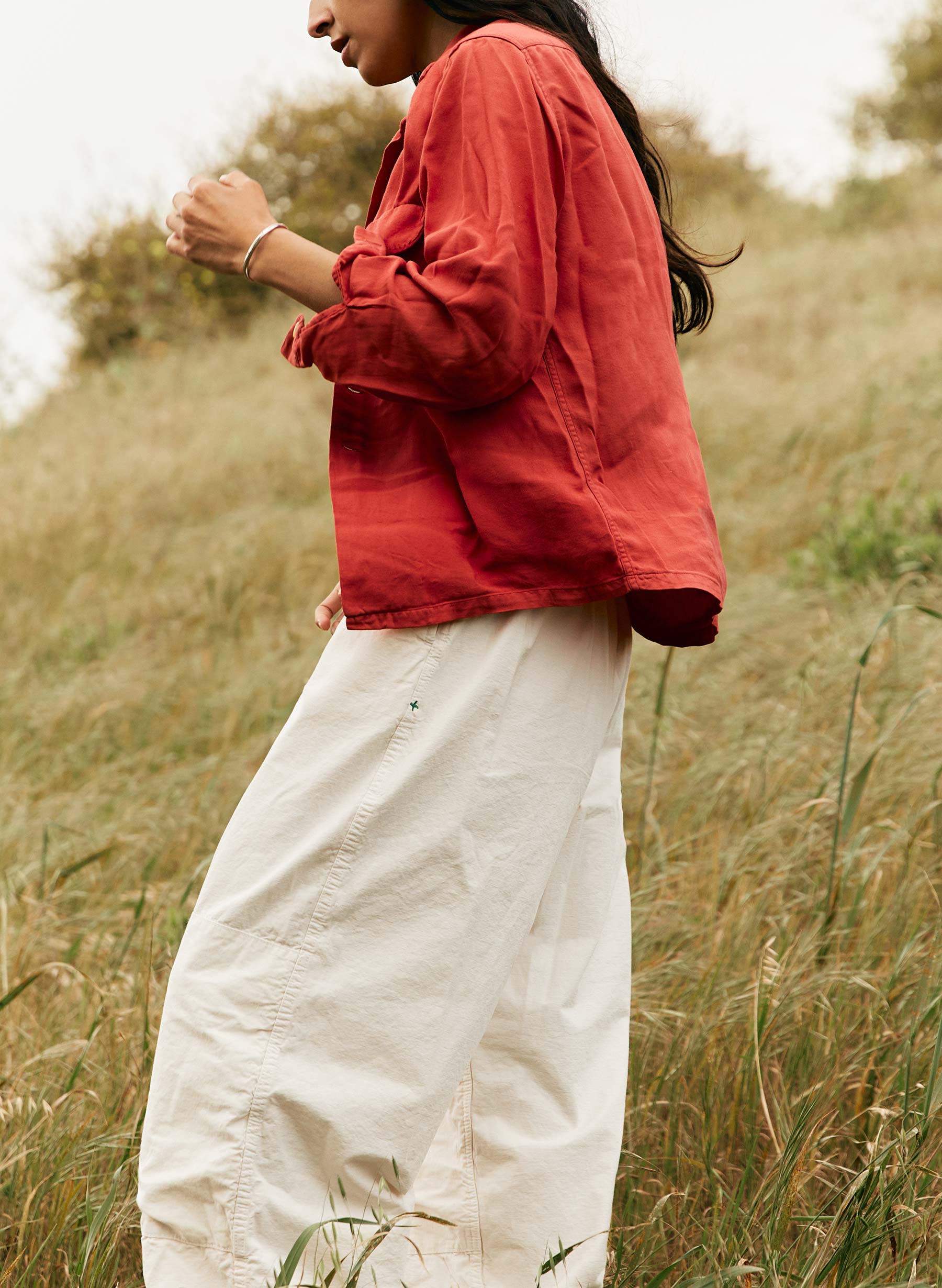 the flight pant in white ripstop - Image 8