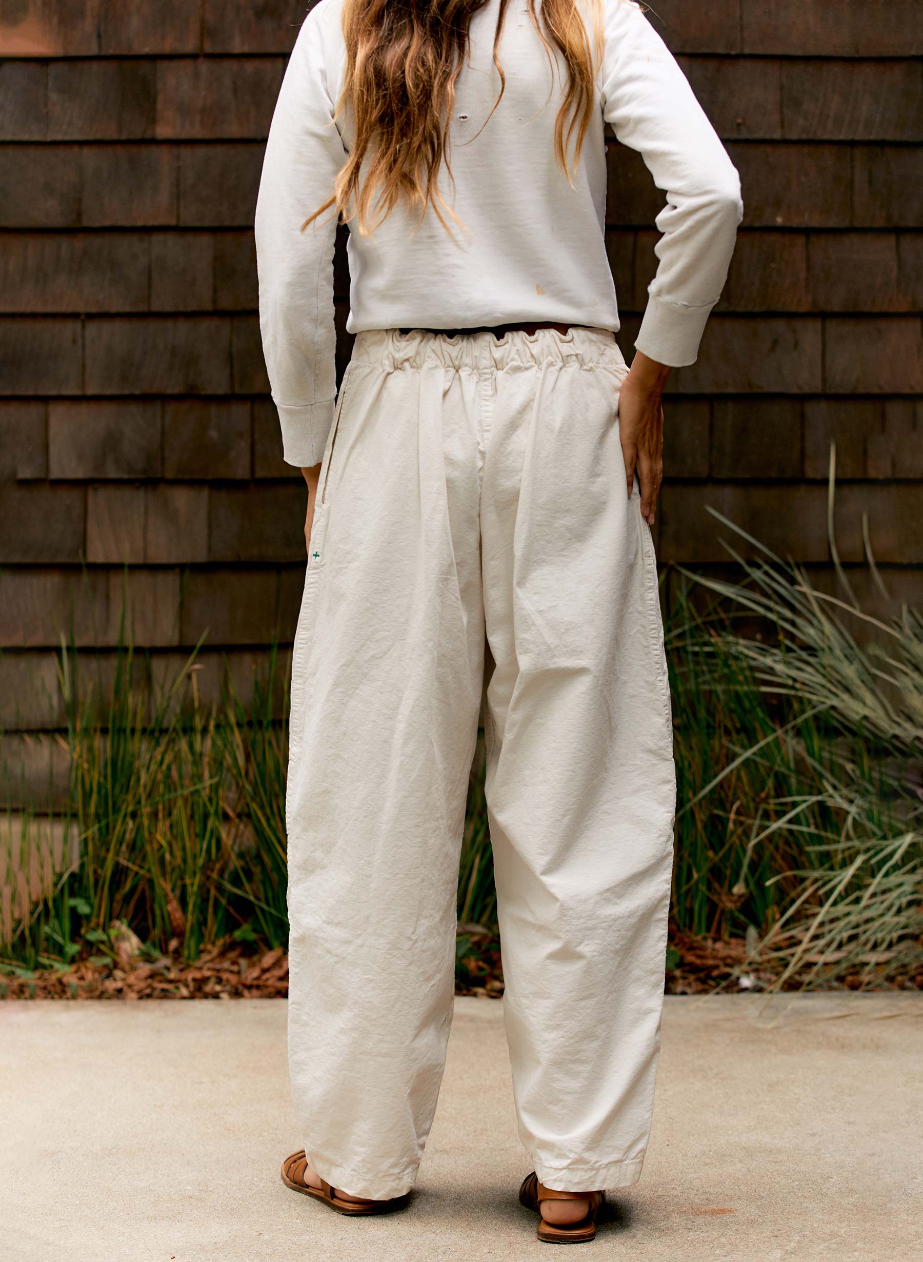 the flight pant in white ripstop - Image 9