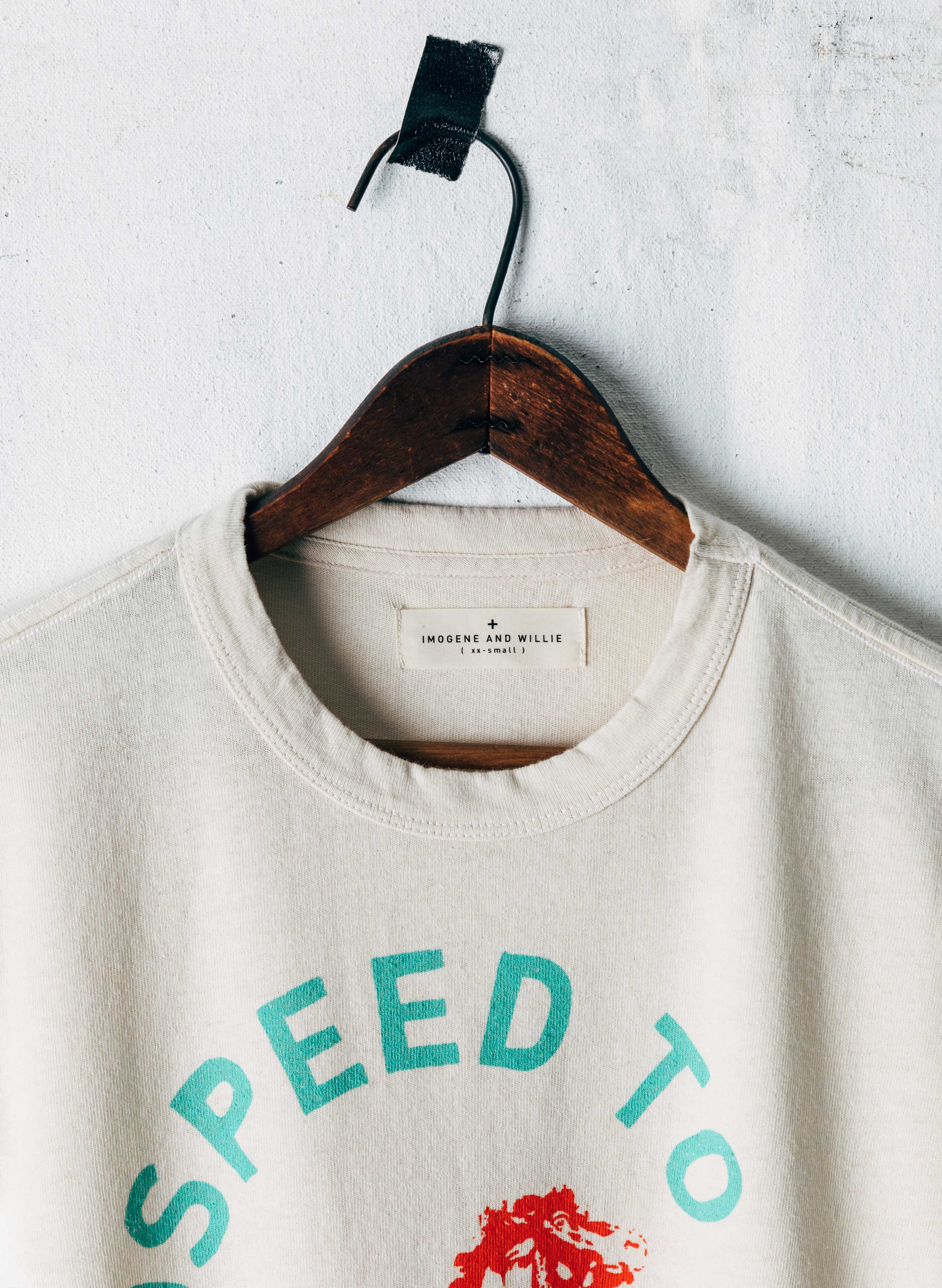 the "godspeed" tee in vintage white - Image 4