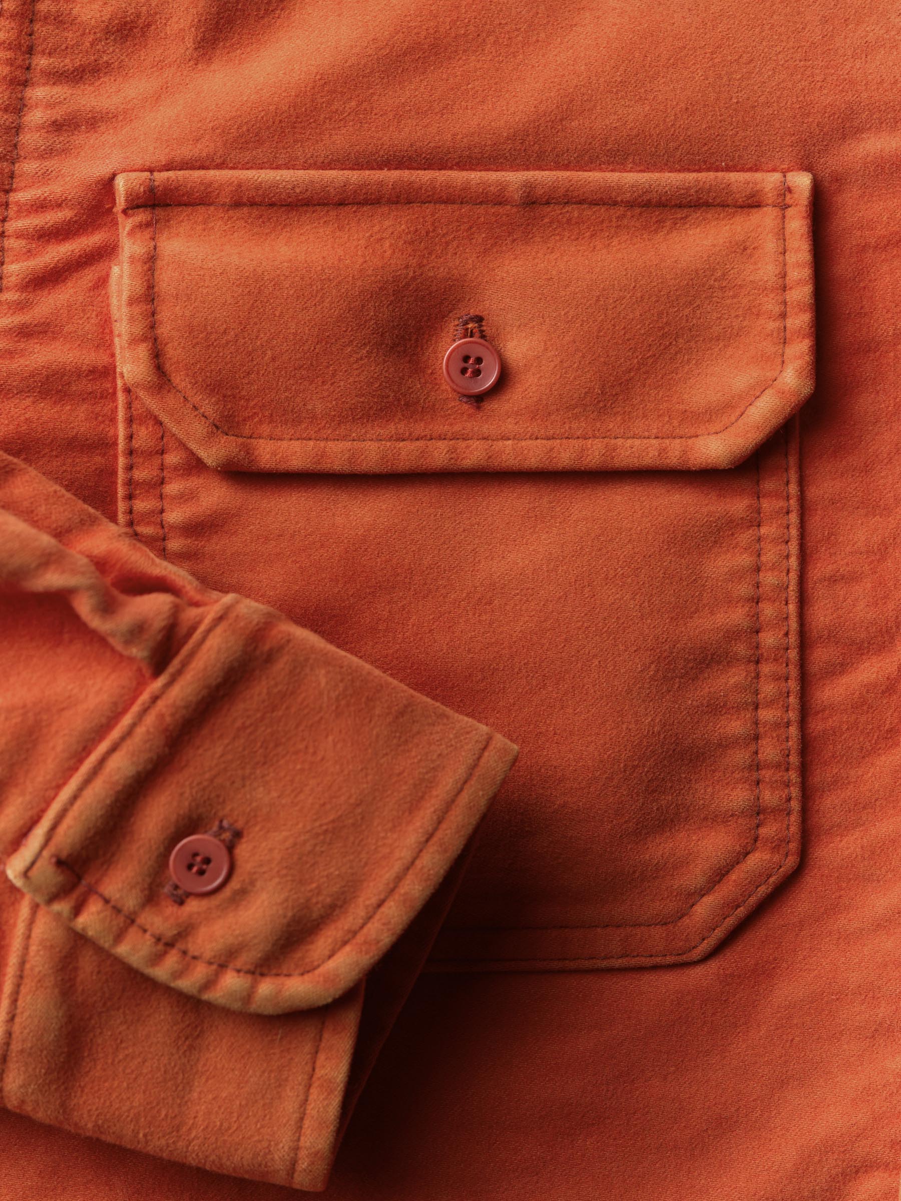 the griffin workshirt in orange - Image 6