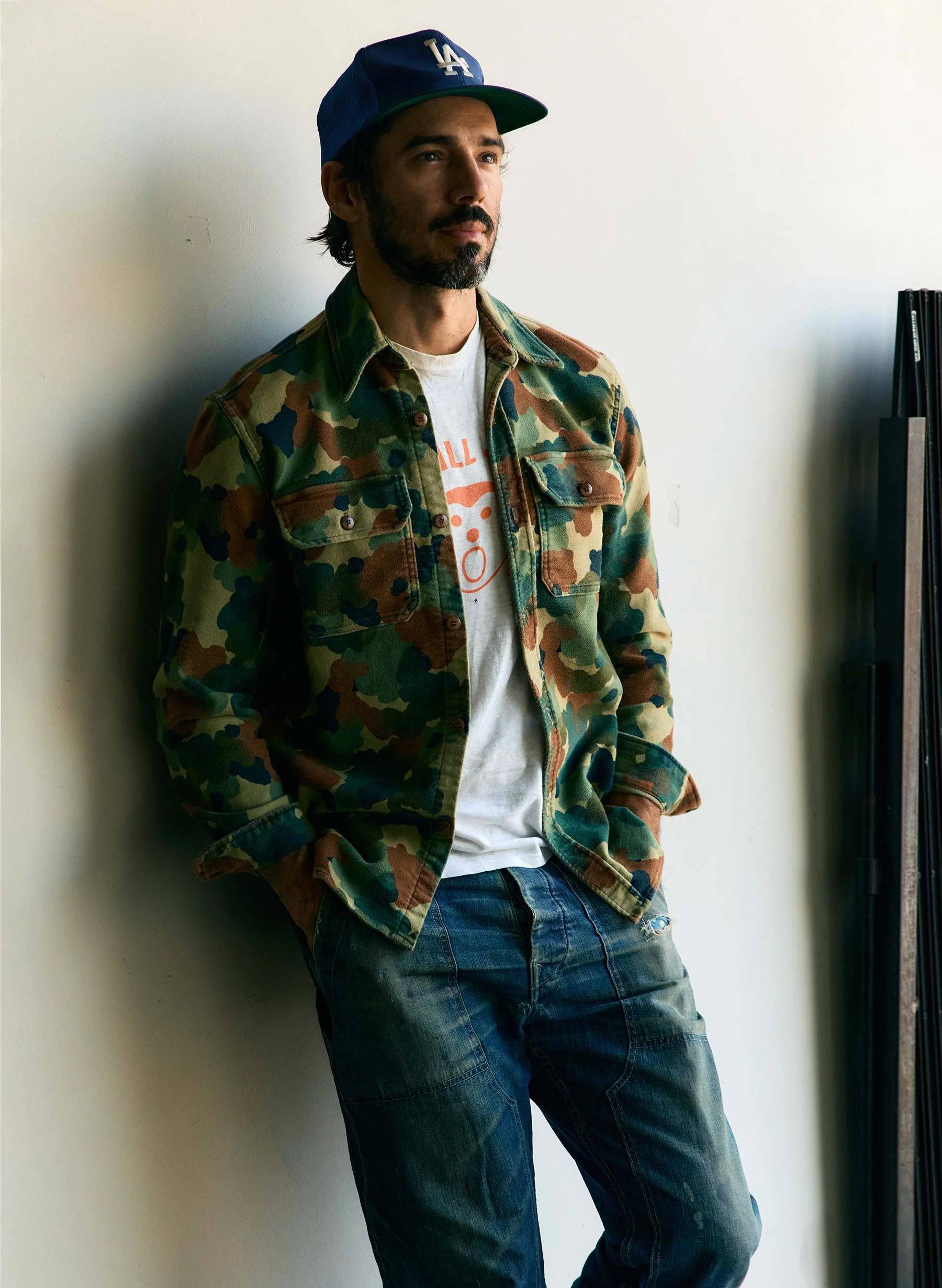 the griffin workshirt in painted camo - Image 3