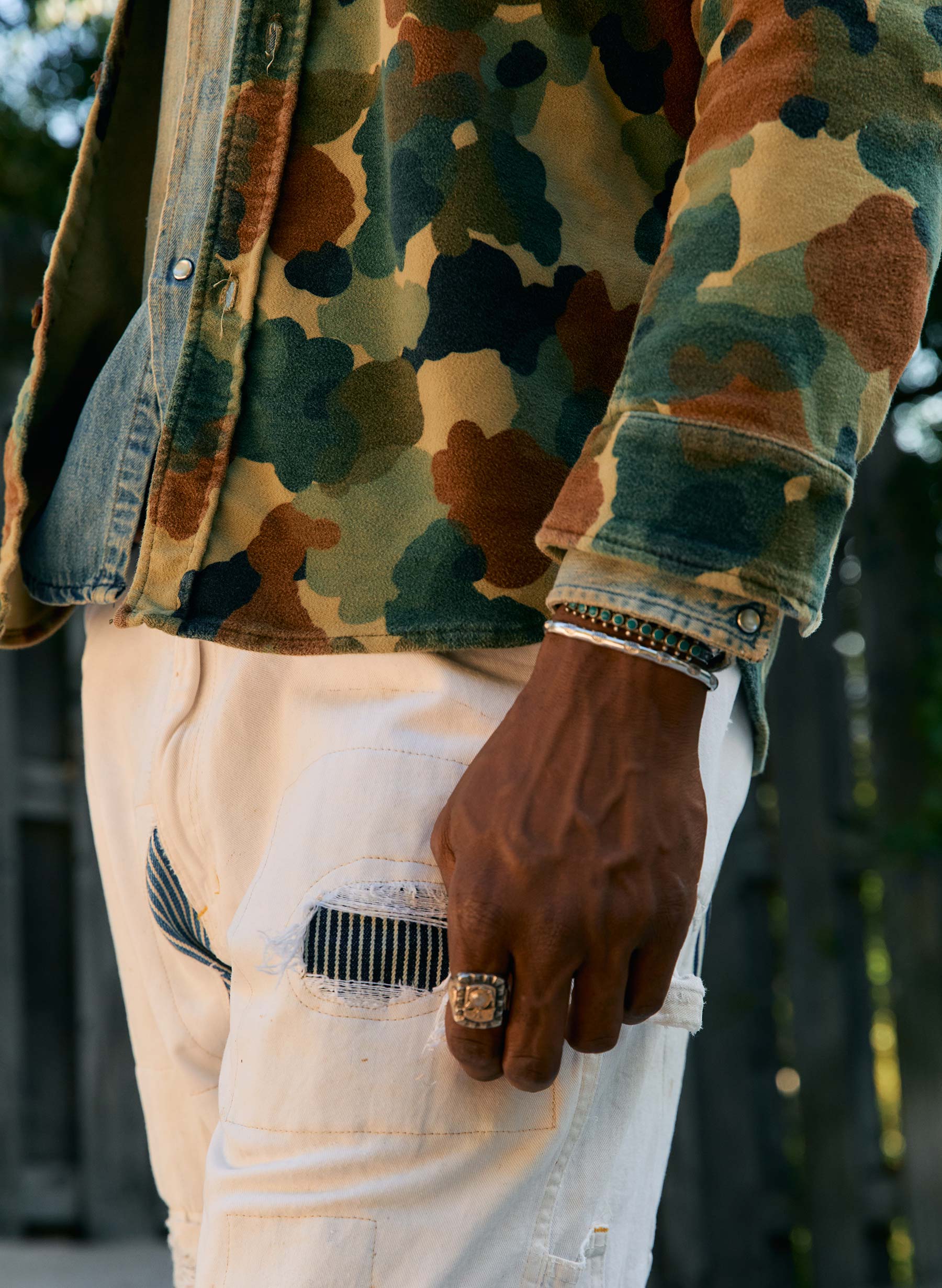 the griffin workshirt in painted camo - Image 5