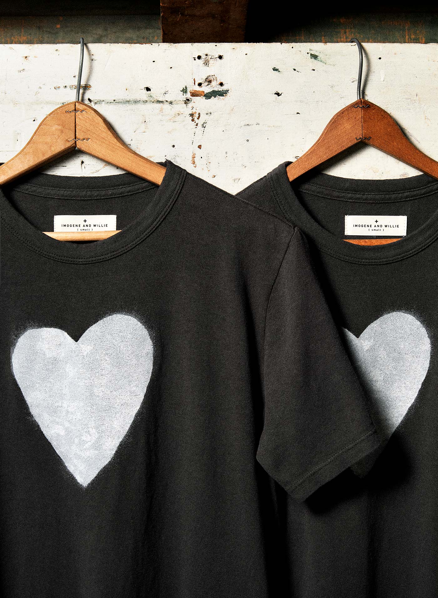 the "heart" tee in black - Image 3