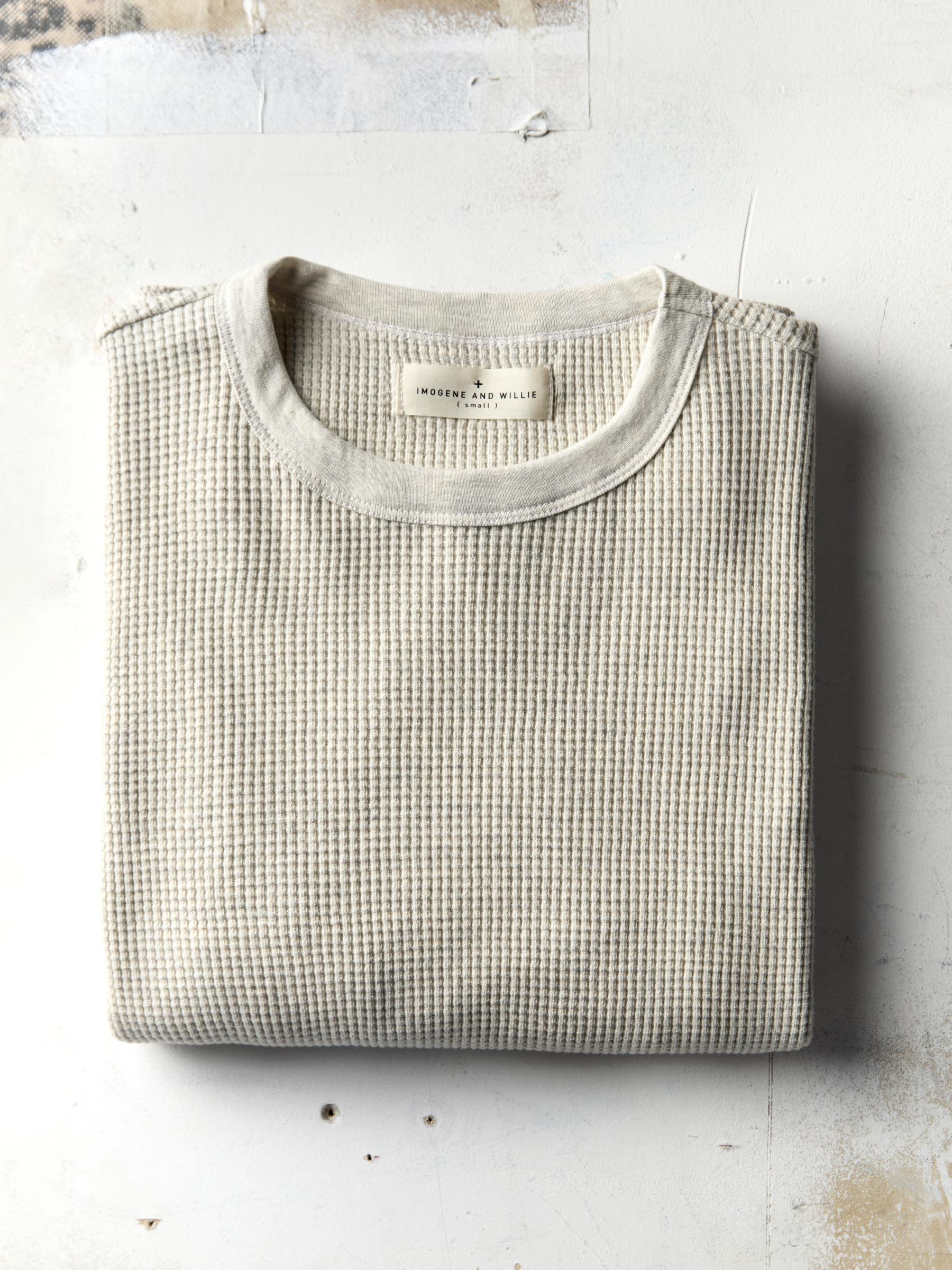 long sleeve thermal crew in ash - Image 3