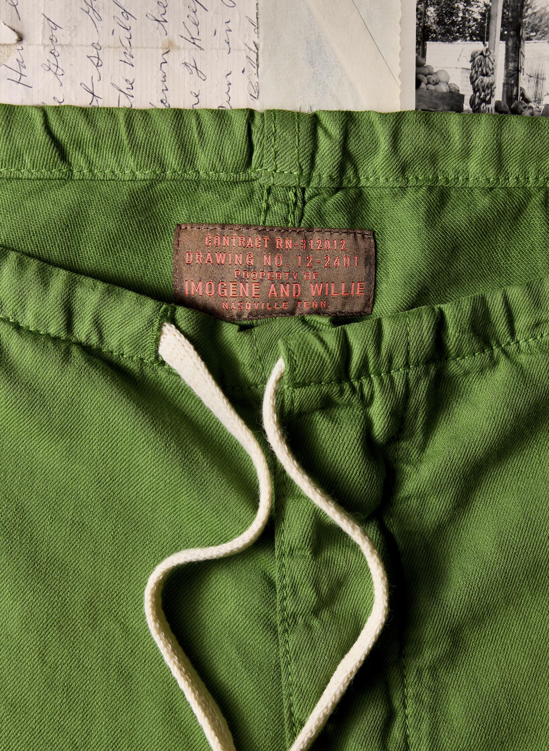 the lounge pant in fern green - Image 3