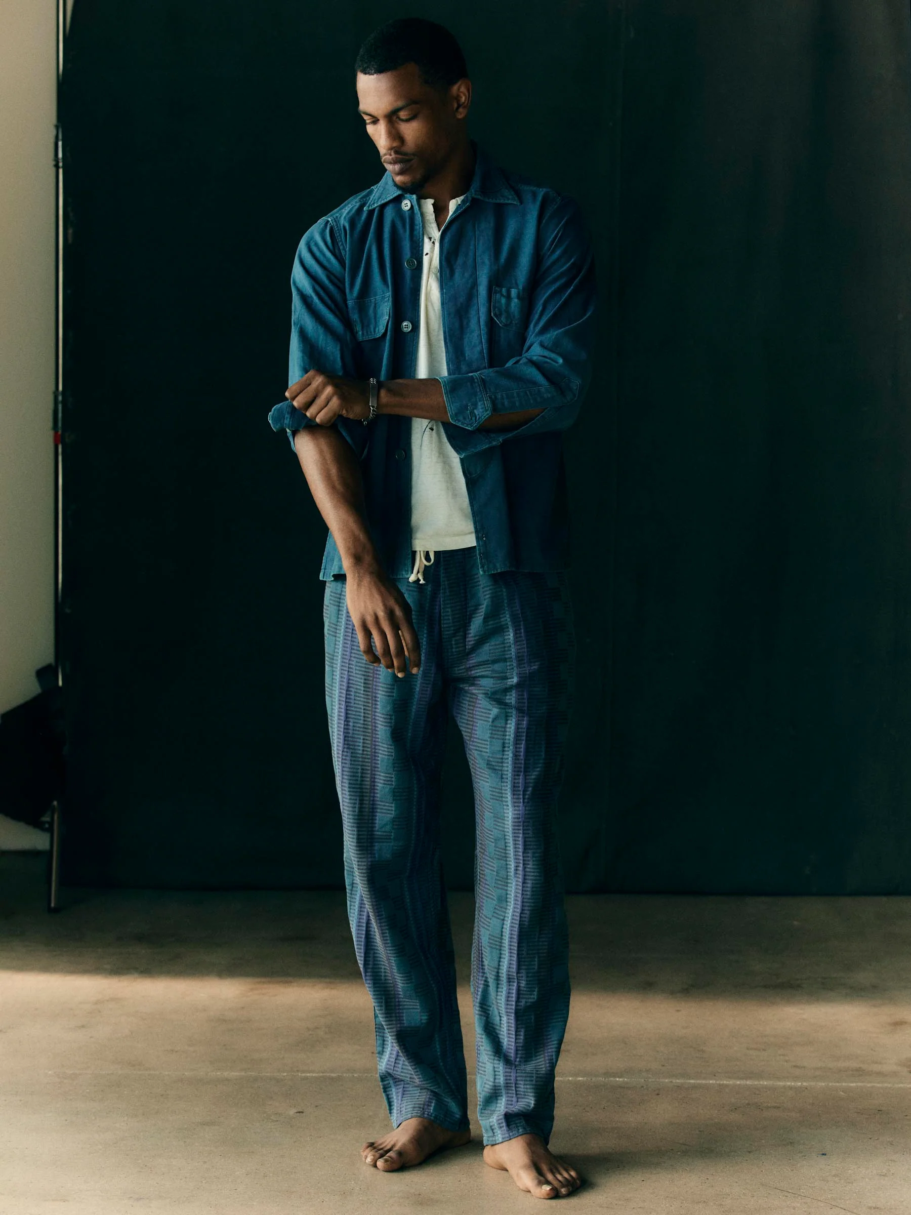 the lounge pant in sonoran jacquard - Image 6