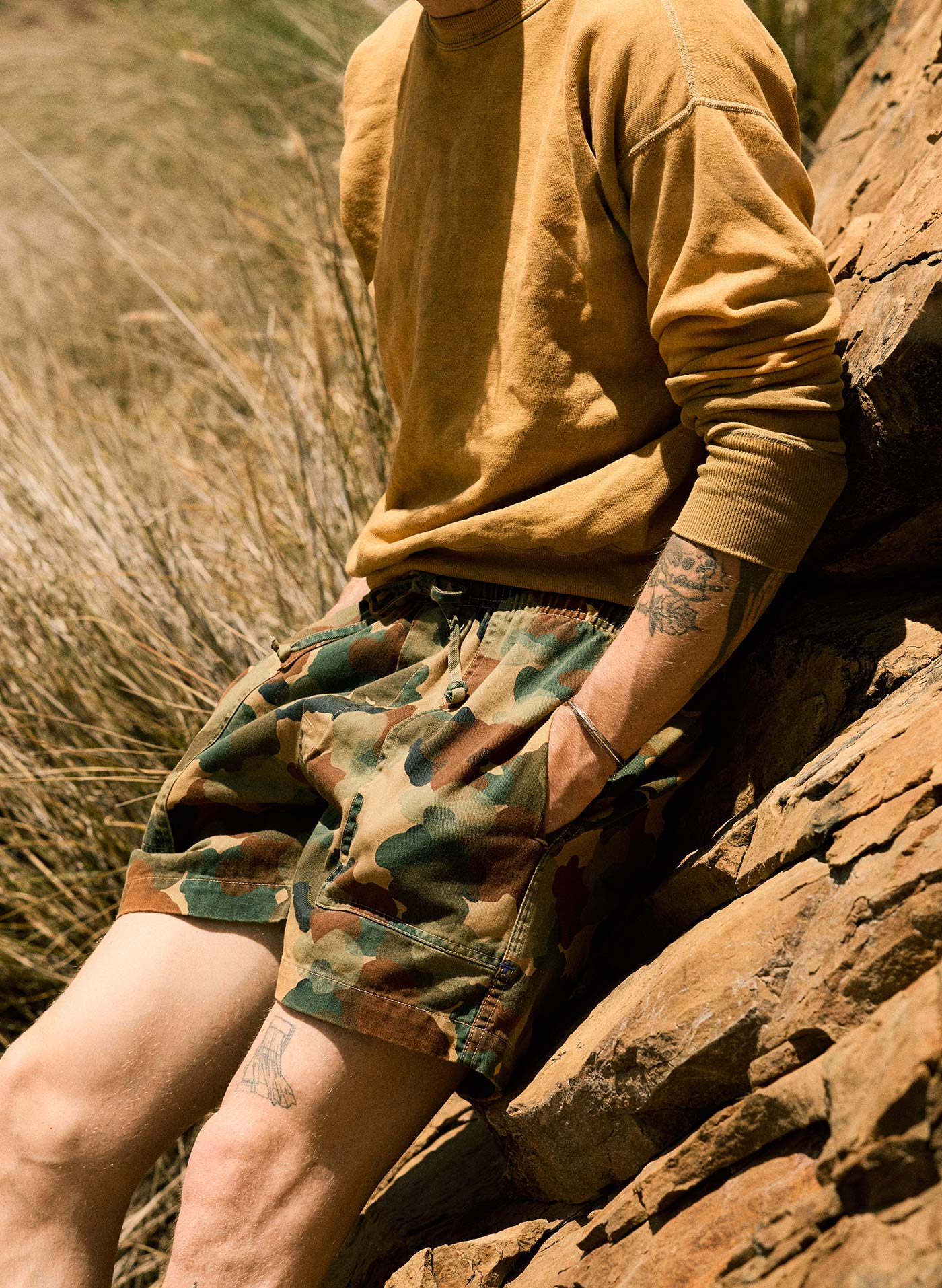 the lounge short in camo - Image 5