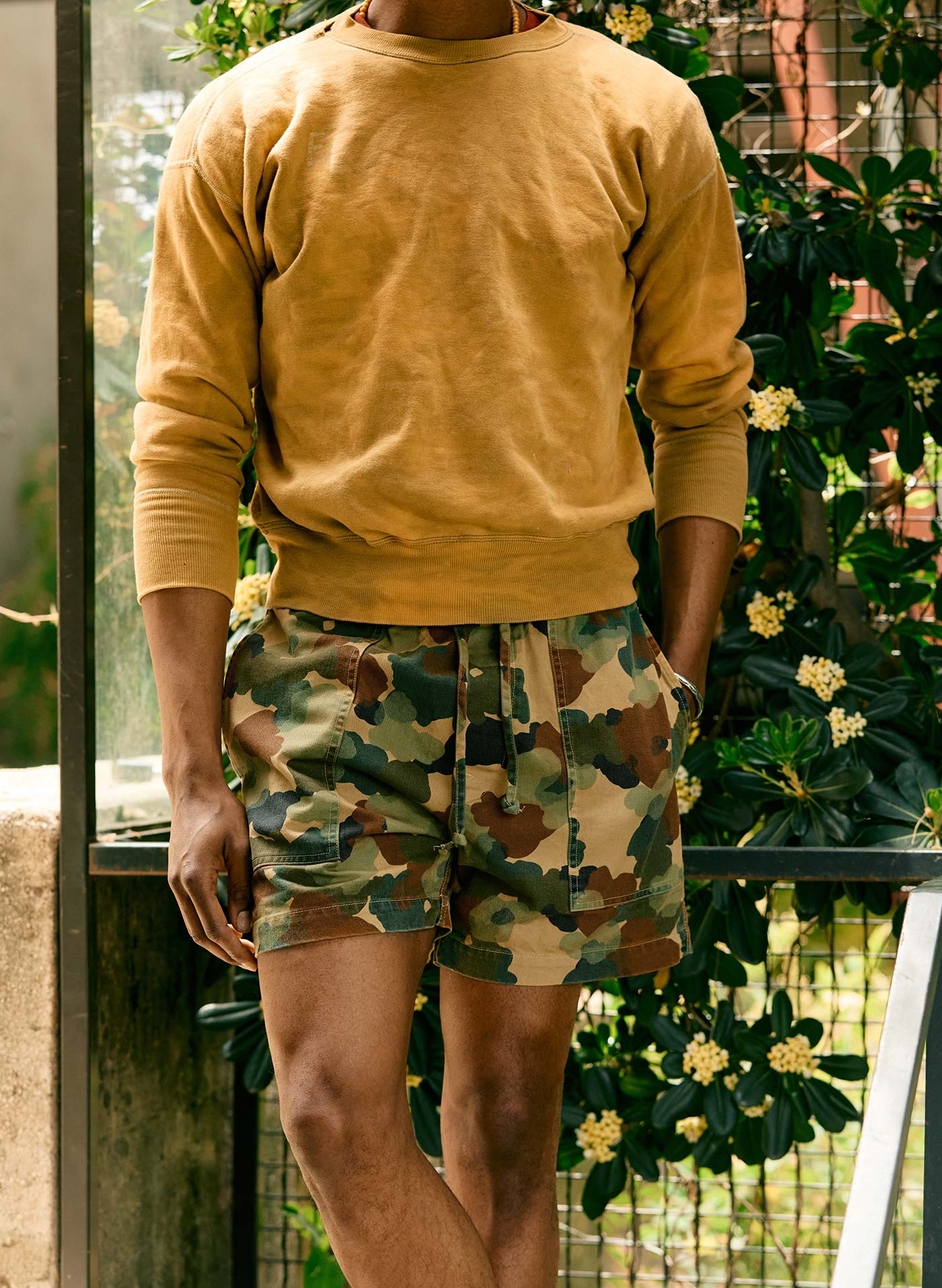 the lounge short in camo - Image 8