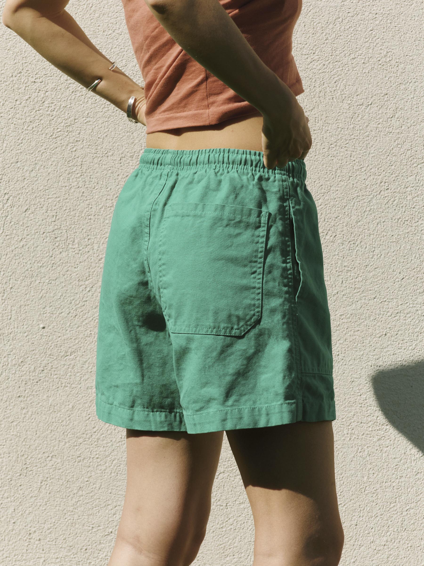 the lounge short in seagreen - Image 4