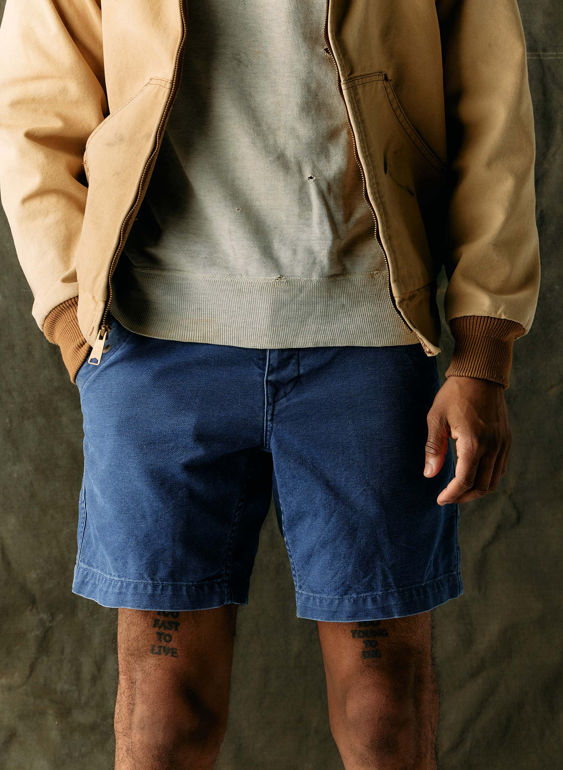 the mountain short in french blue - Image 4