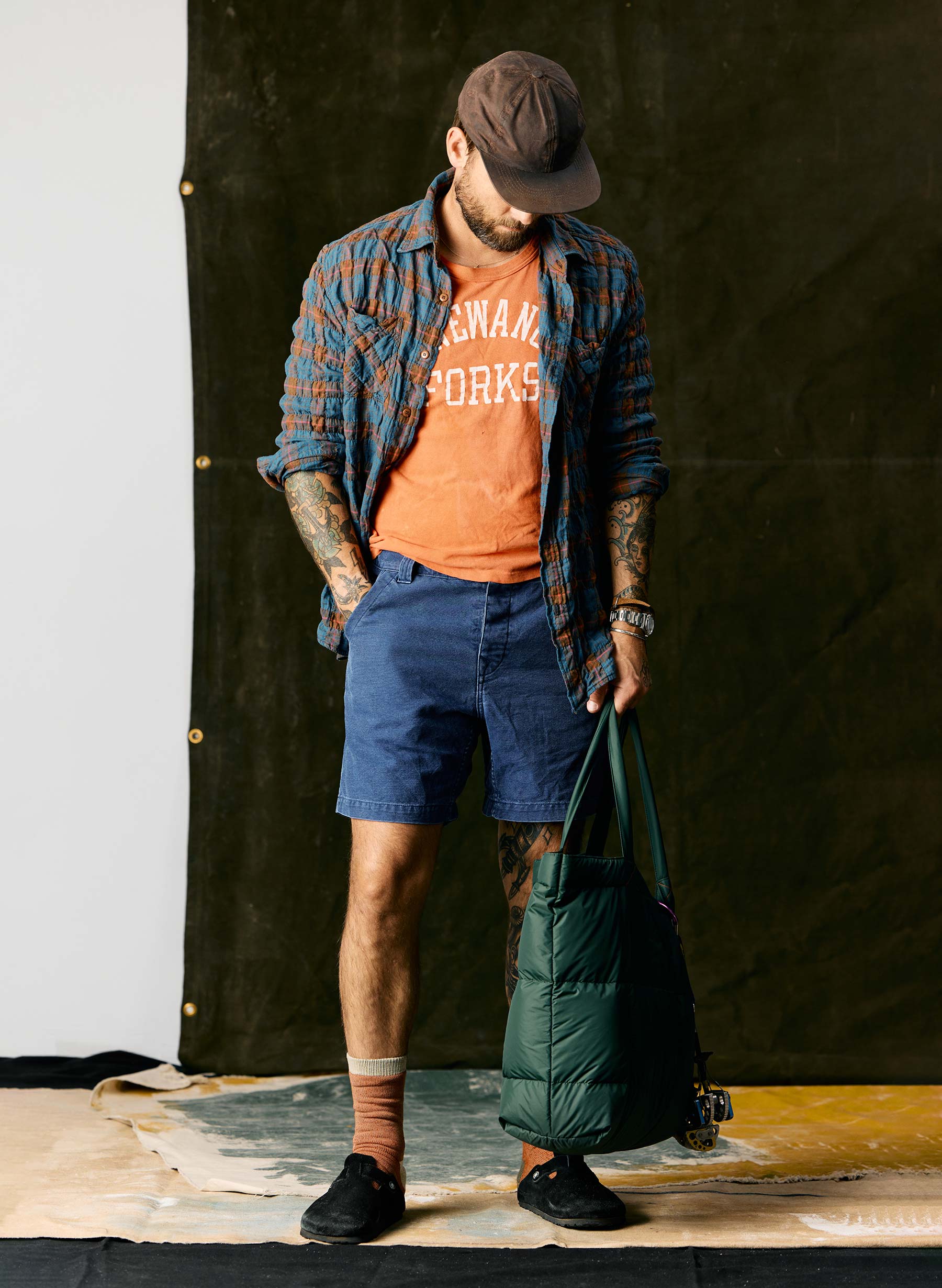 the mountain short in french blue - Image 8