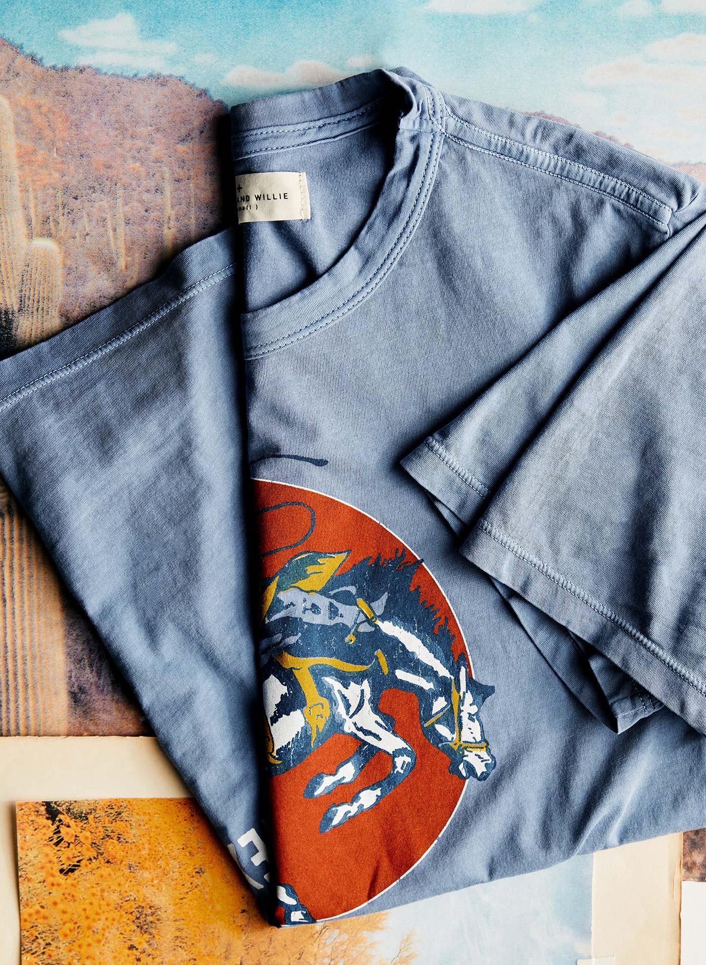 the "next time" tee in blue - Image 3