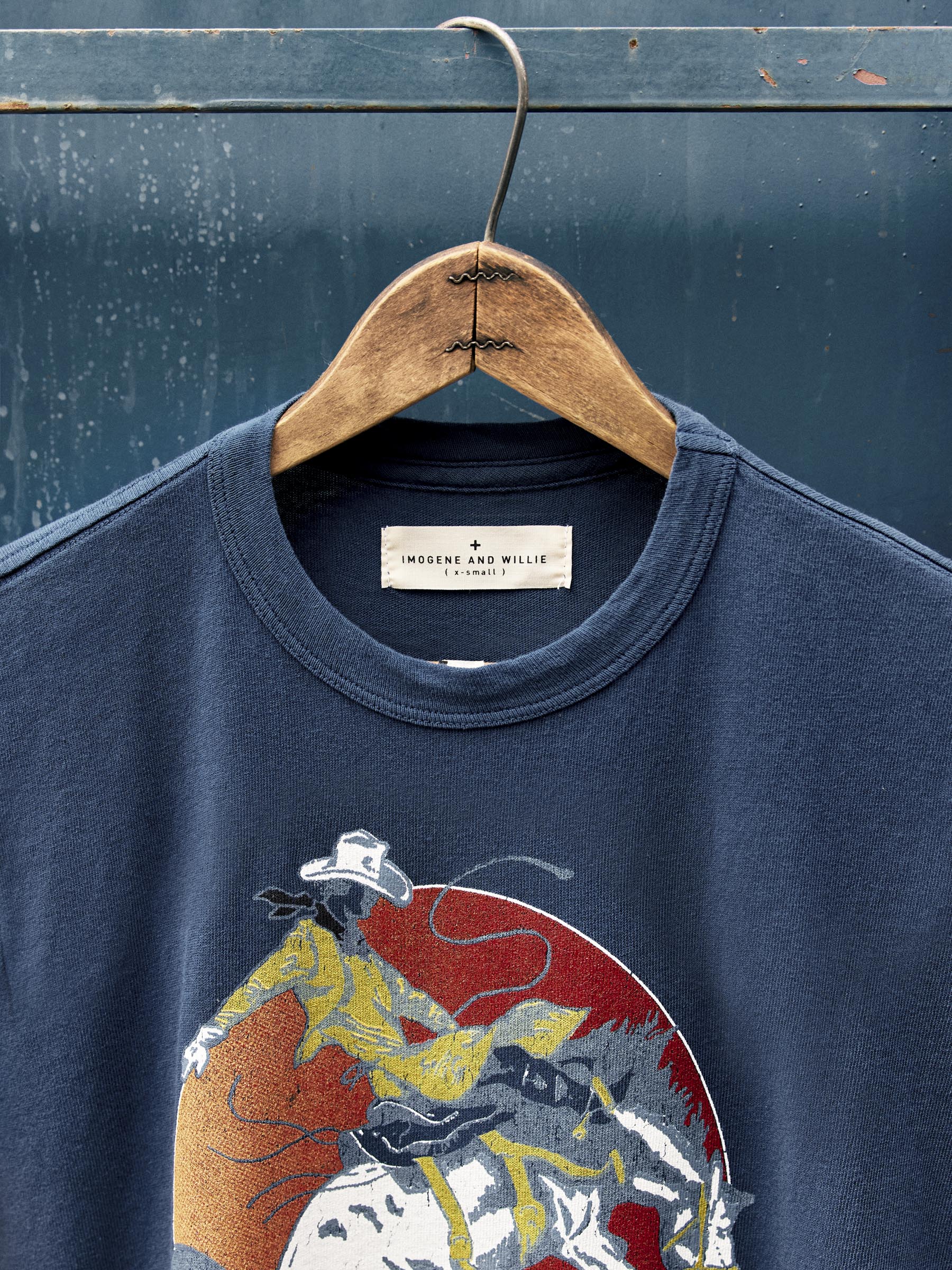 the "next time" tee in faded navy - Image 3