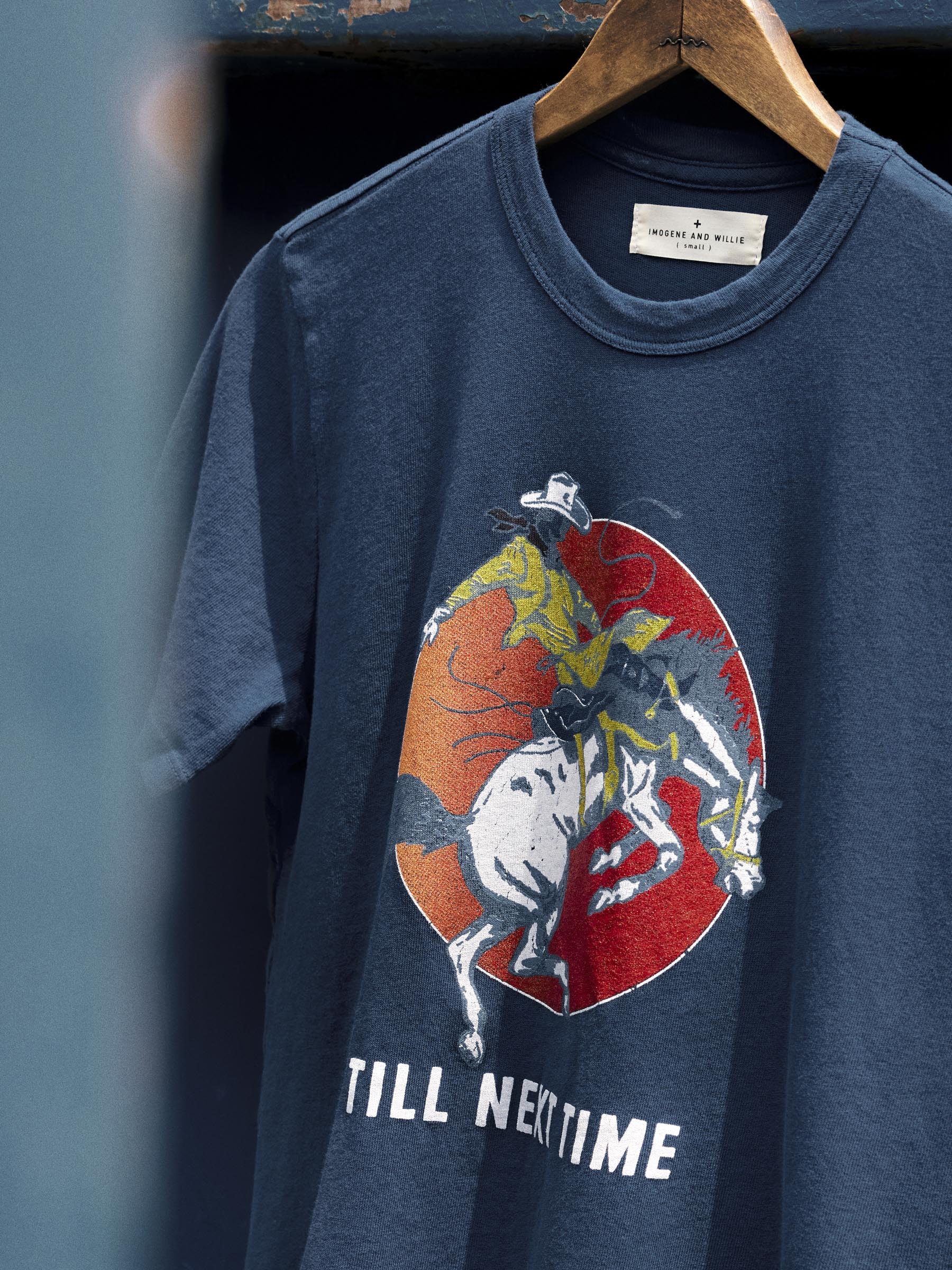 the "next time" tee in faded navy - Image 5