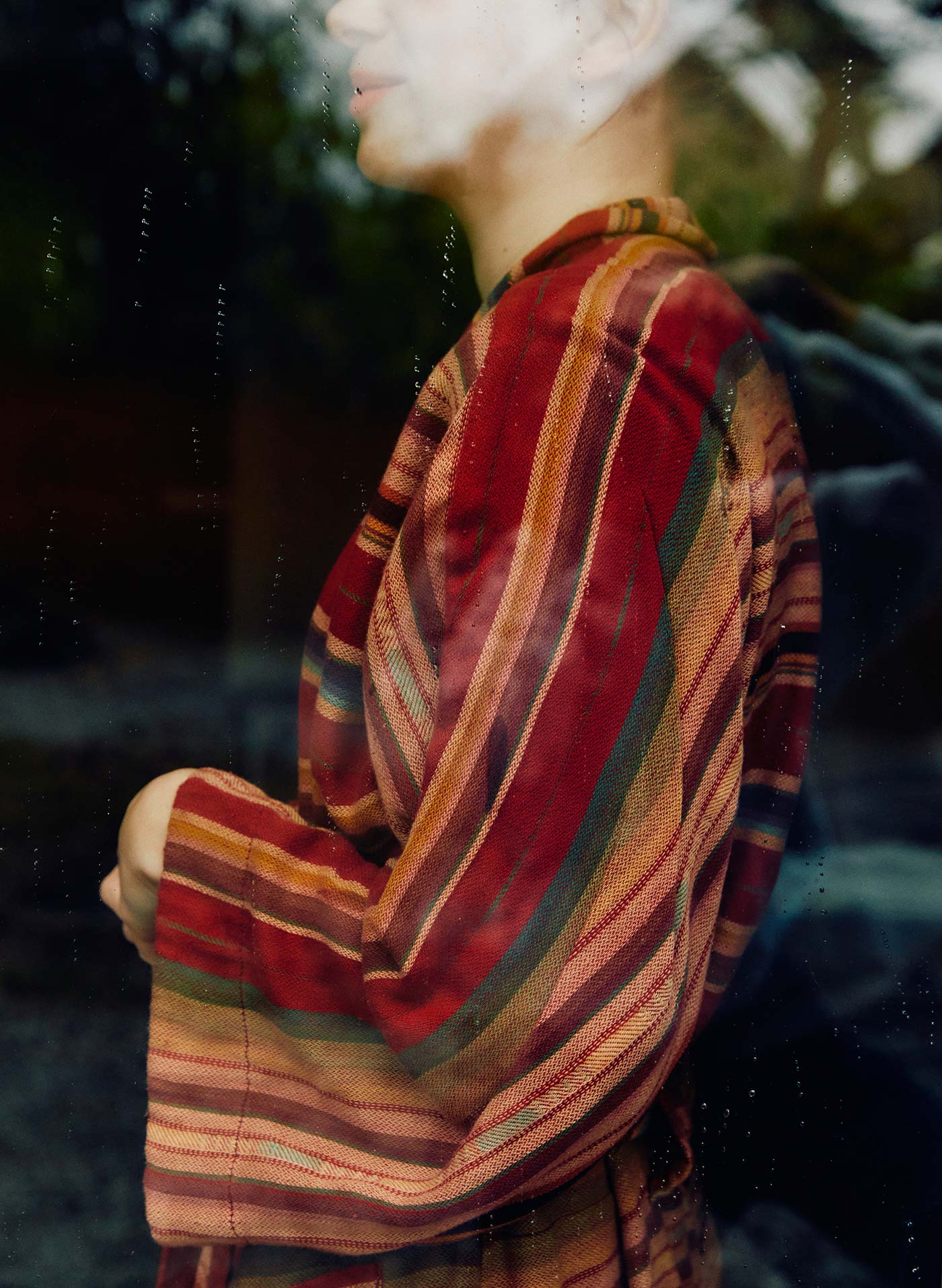 the ojai robe in coastal stripe - Image 7